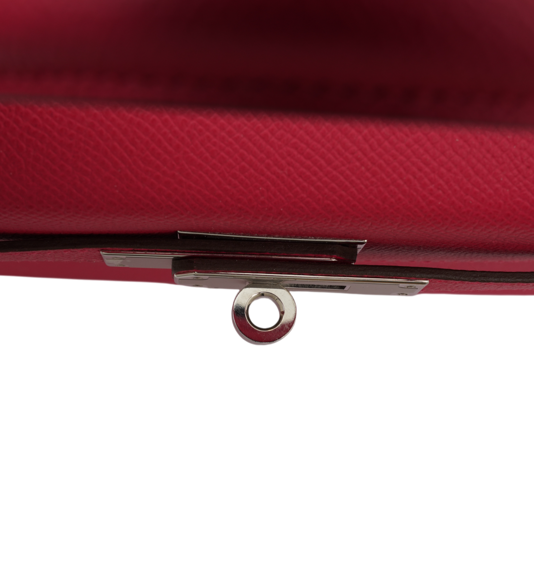 Hermès Kelly 28 Sellier Rose Extreme (I6) Epsom PHW