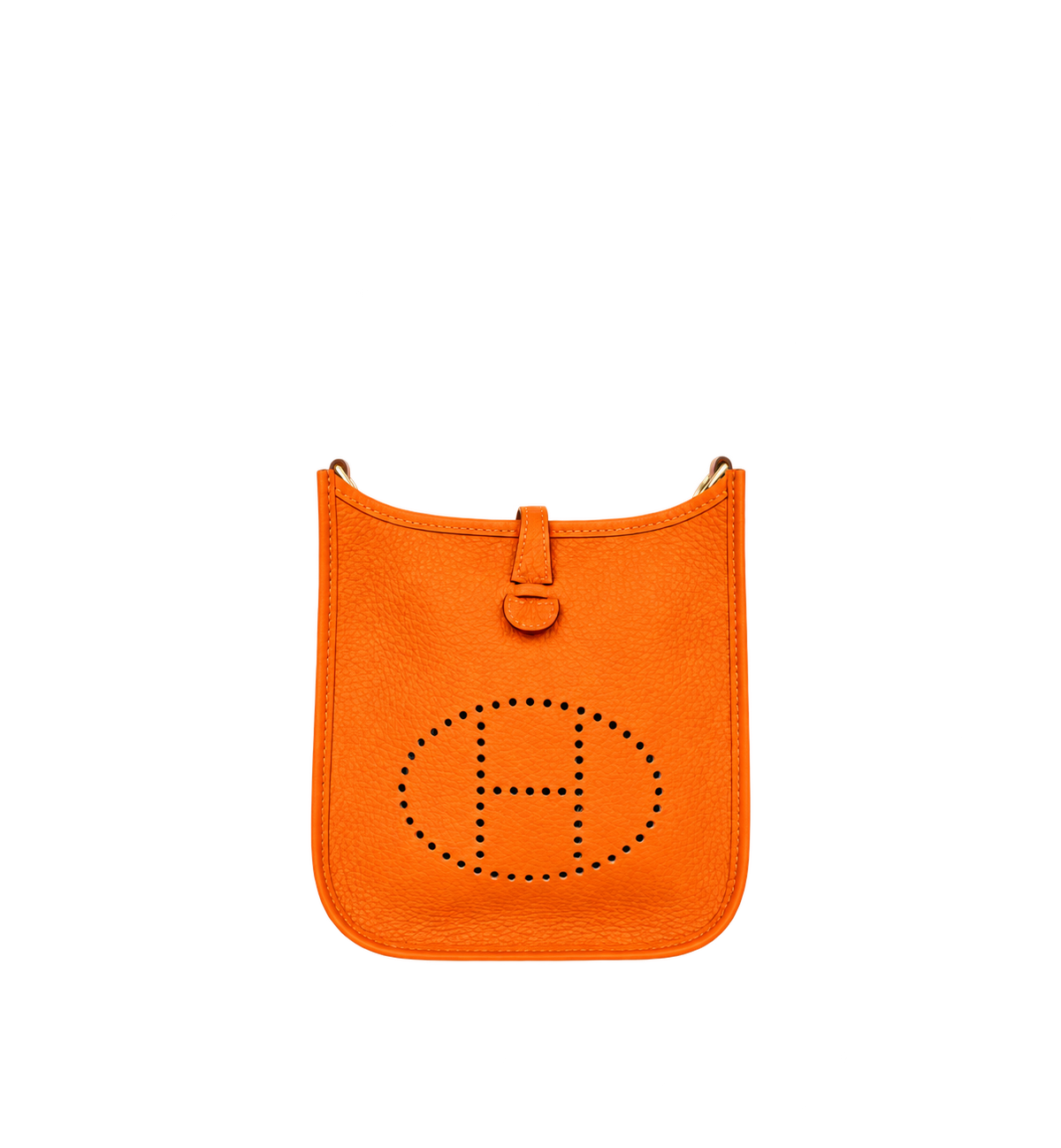 Hermès Evelyne Mini Clémence Orange PHW