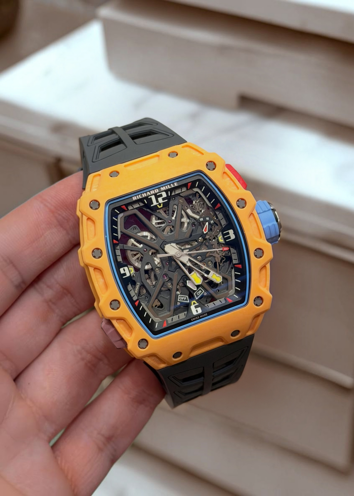Richard Mille RM 35-03 'Rafael Nadal' Salmon Quartz TPT
