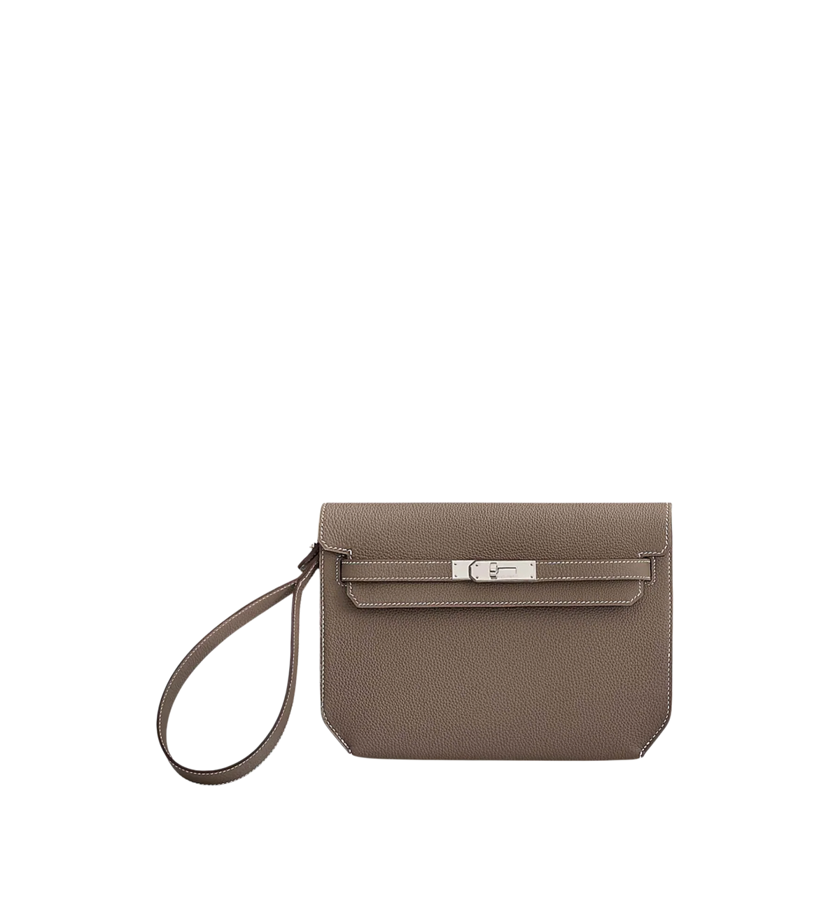 Hermès Kelly Dépêches 25 Etoupe Togo PHW