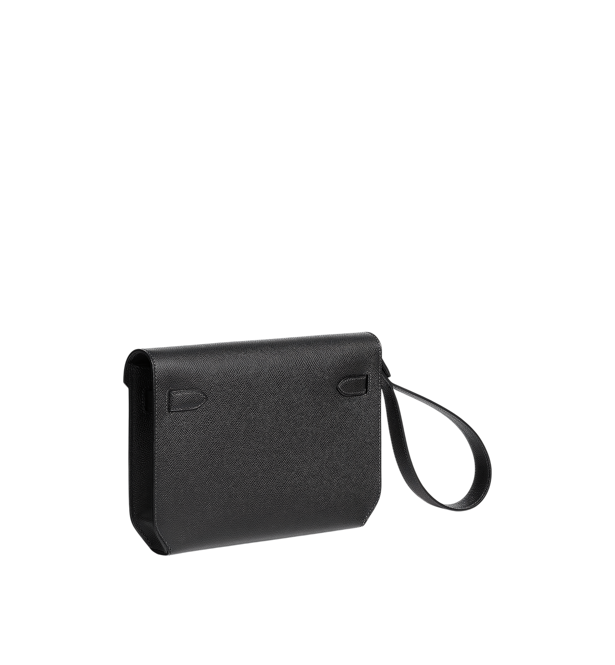 Hermès Kelly Dépêches 25 Black Epsom PHW