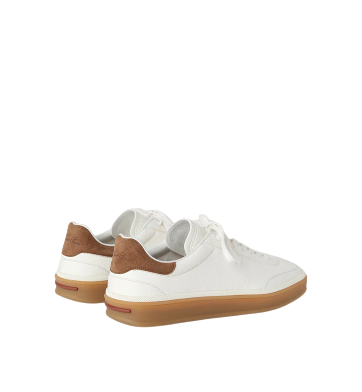 Loro Piana Tennis Walk Sneaker Deerskin White