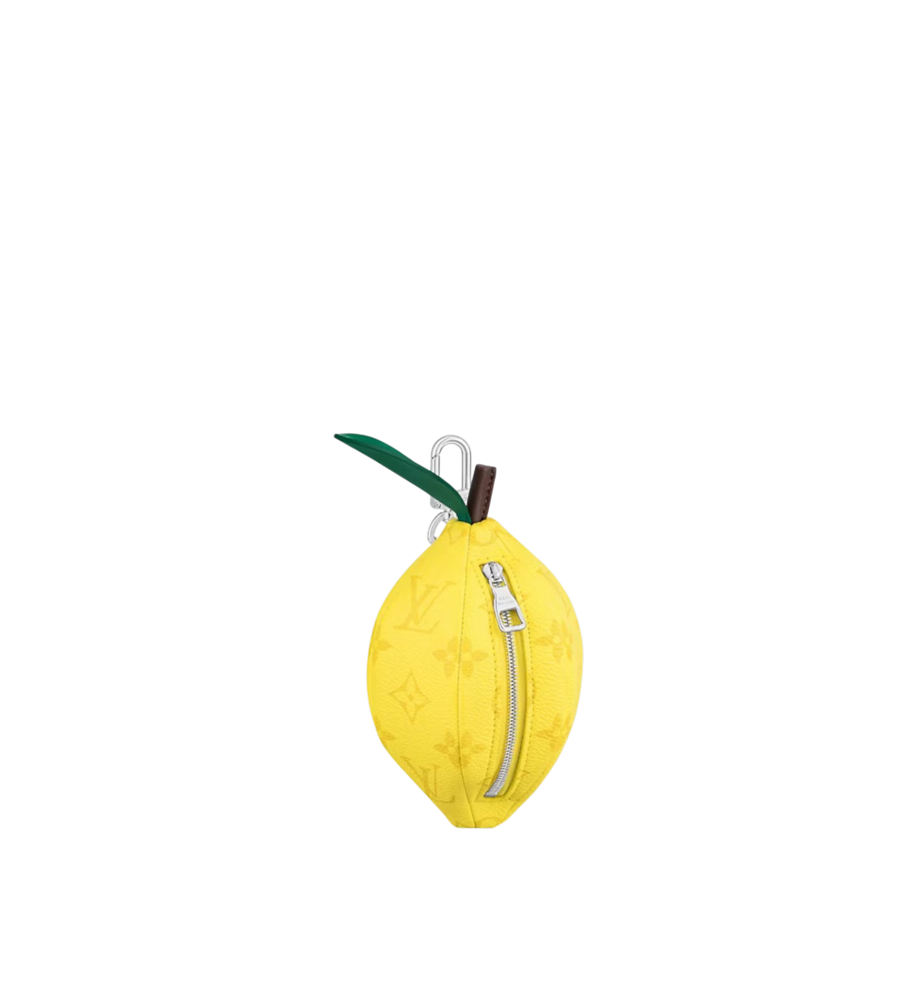 Louis Vuitton Lemon Pouch | Yellow Monogram Citrus Leather Charm