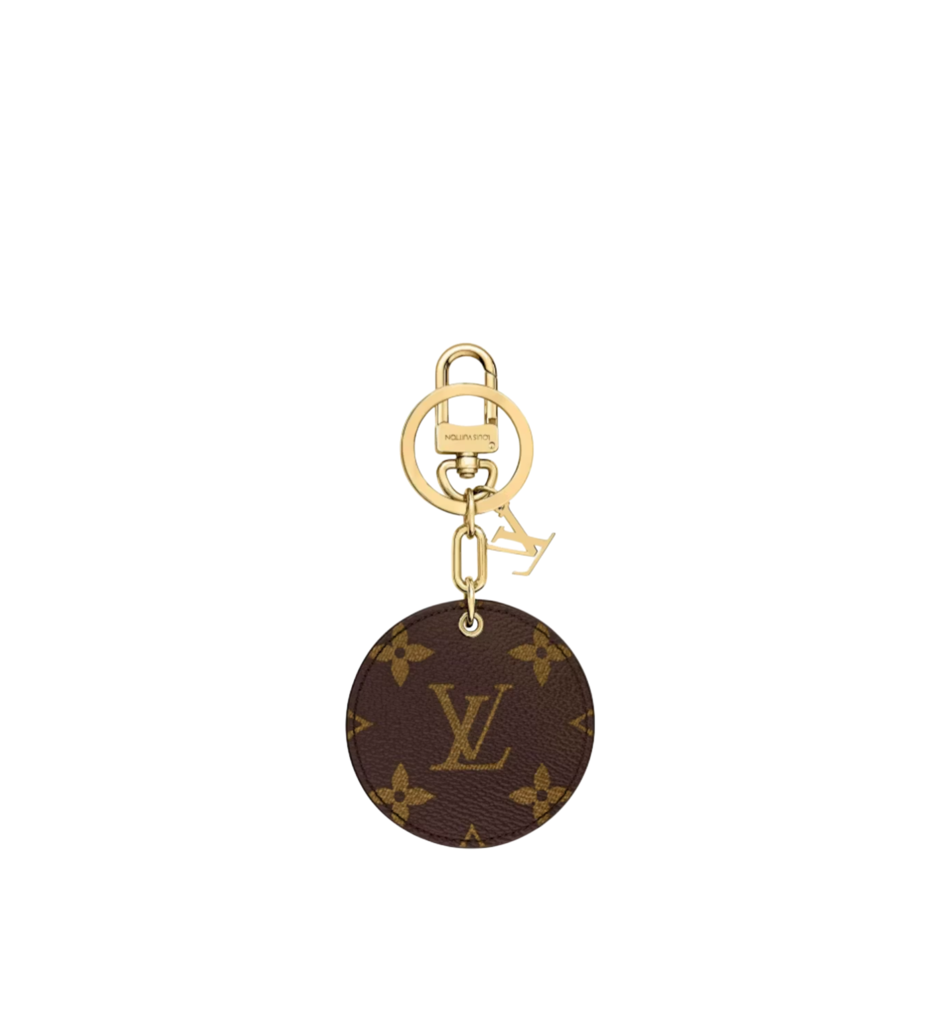 LOUIS VUITTON x NBA BASKETBALL BAG CHARM AND KEY HOLDER BALL GRAIN LEATHER AND MONOGRAM CANVAS