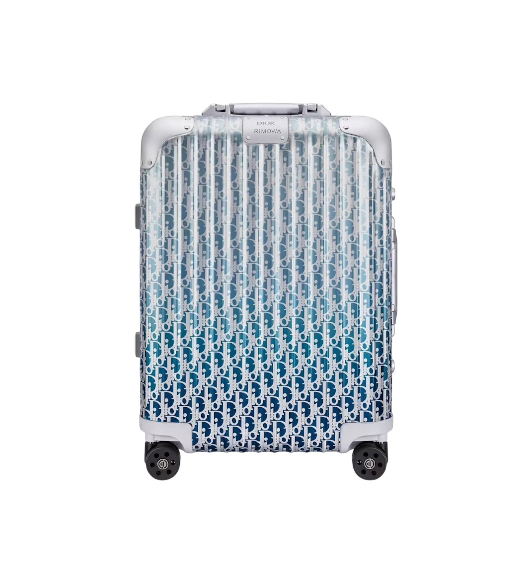 Rimowa x Dior Cabin Suitcase | Blue Gradient Oblique Luxury Luggage