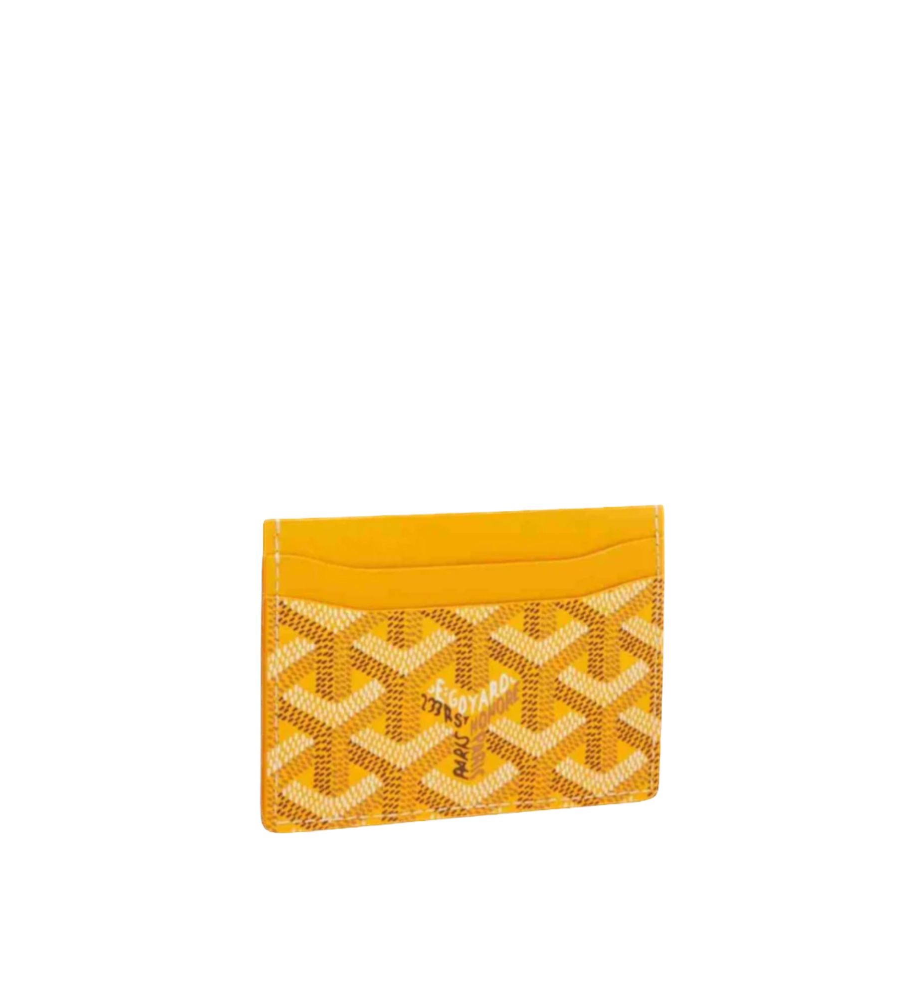 Goyard Saint-Sulpice Card Wallet Yellow