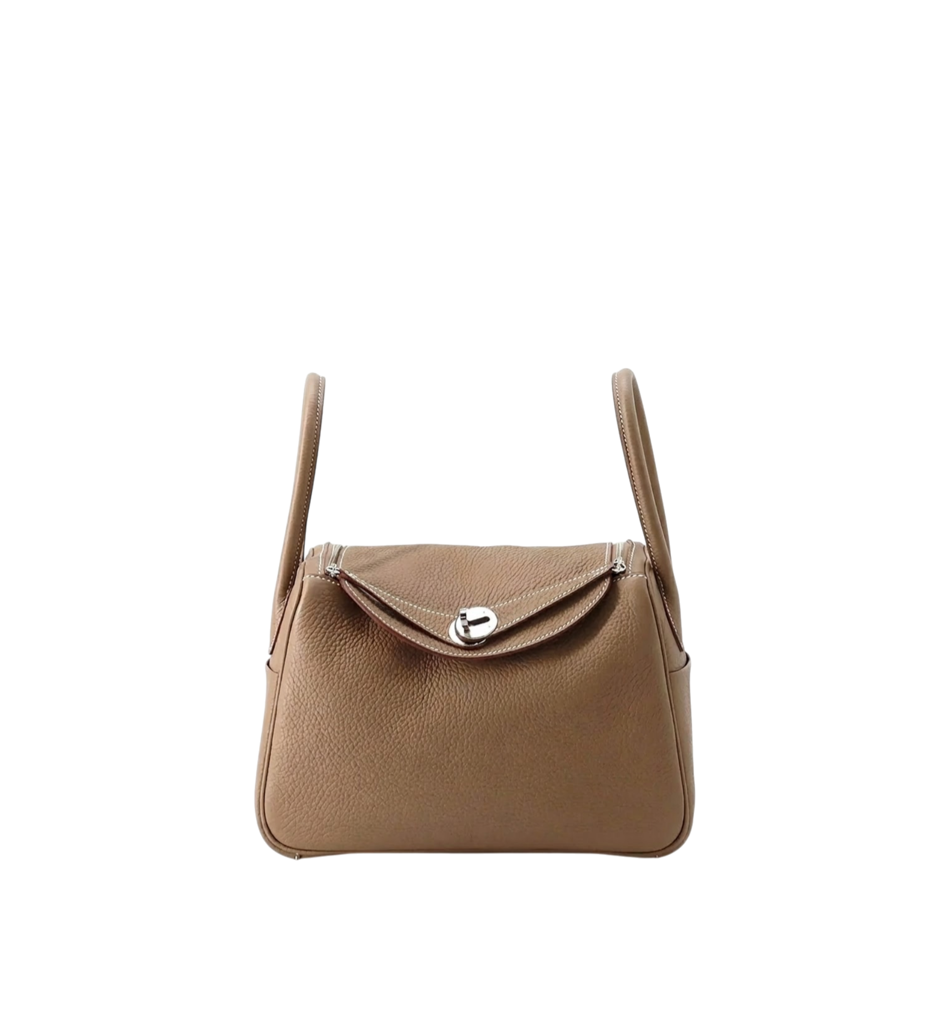Hermès Lindy Mini Clemece Etoupe (18) PHW