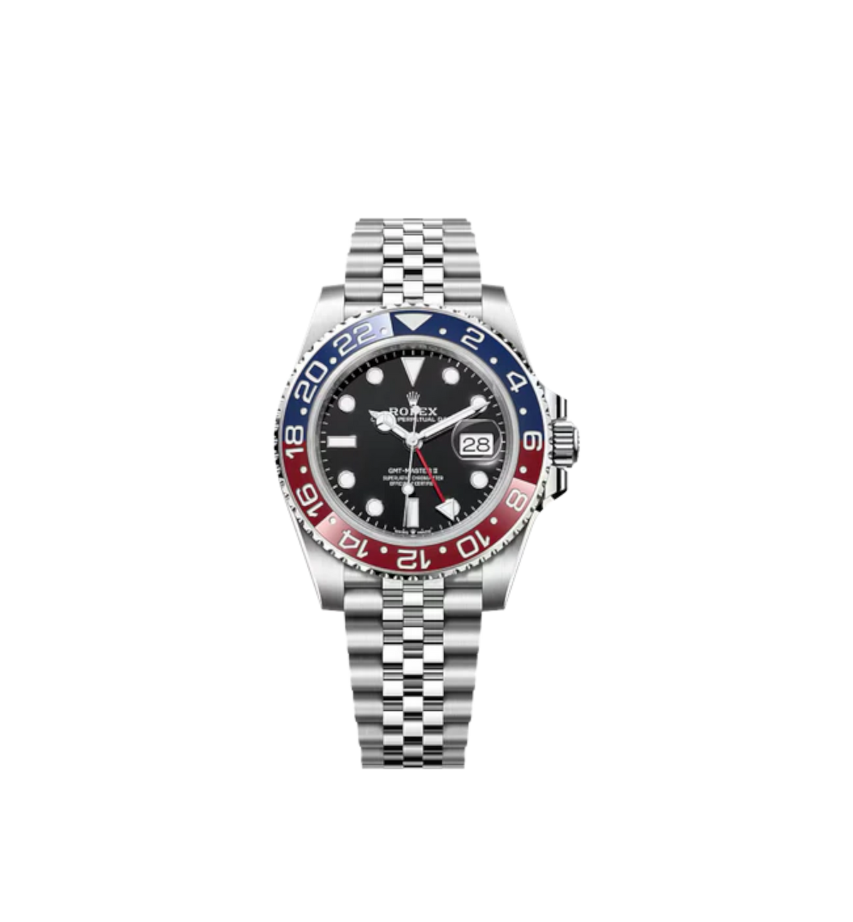 Rolex GMT-Master II 40 "Pepsi" Ref. 126710BLRO | Jubilee Bracelet black