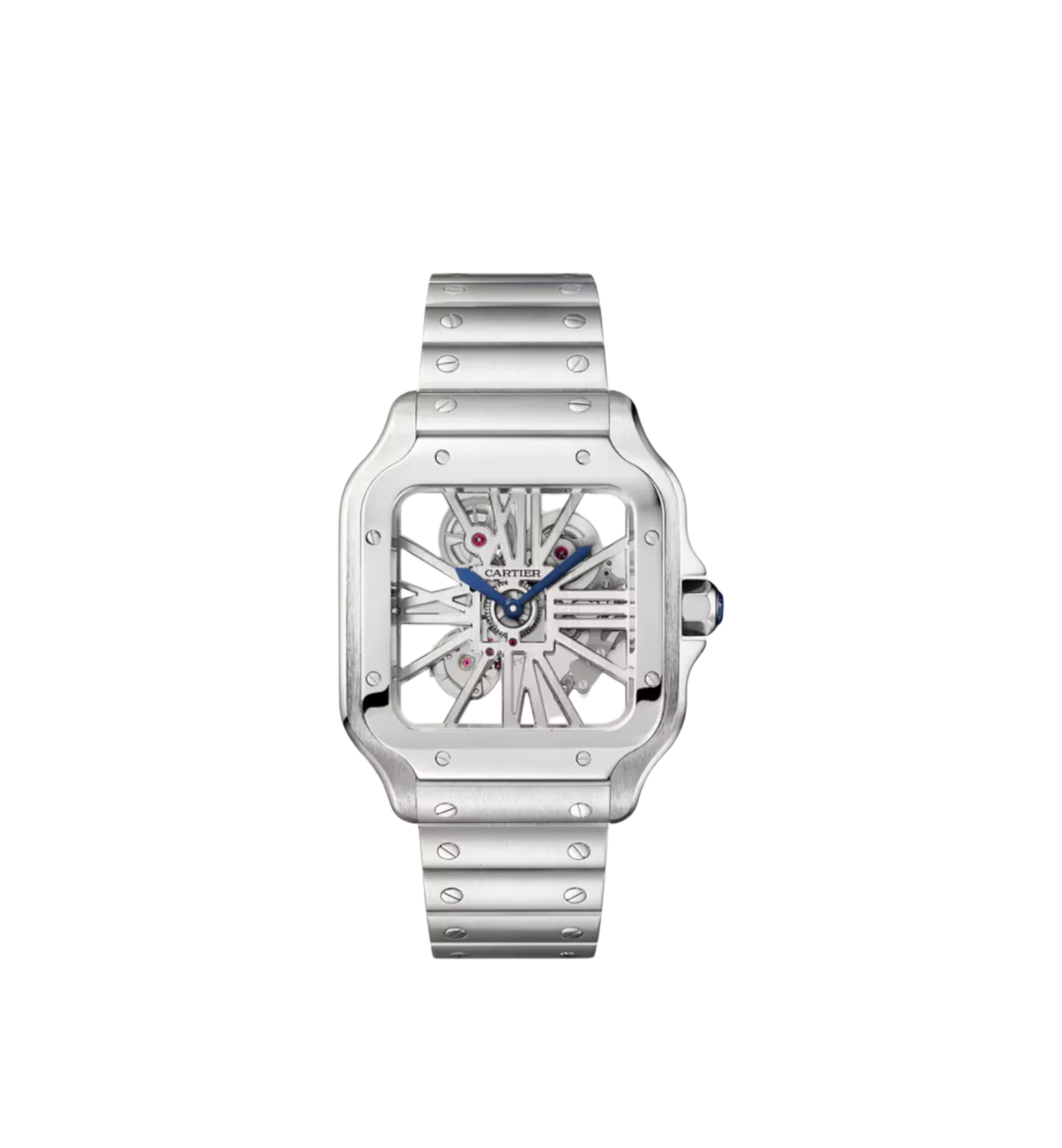 Santos de Cartier Skeleton Watch Ref. WHSA0015 - Large