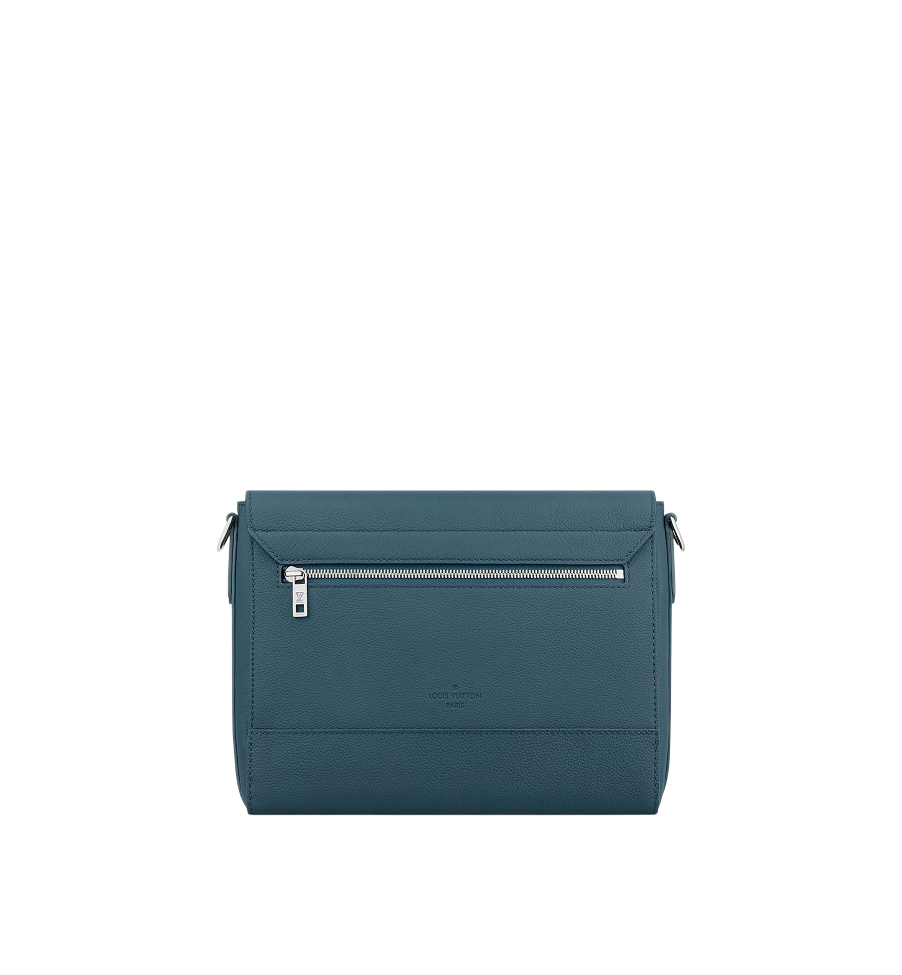 Louis Vuitton Take Off Navy Aerogram Leather Shoulder Bag