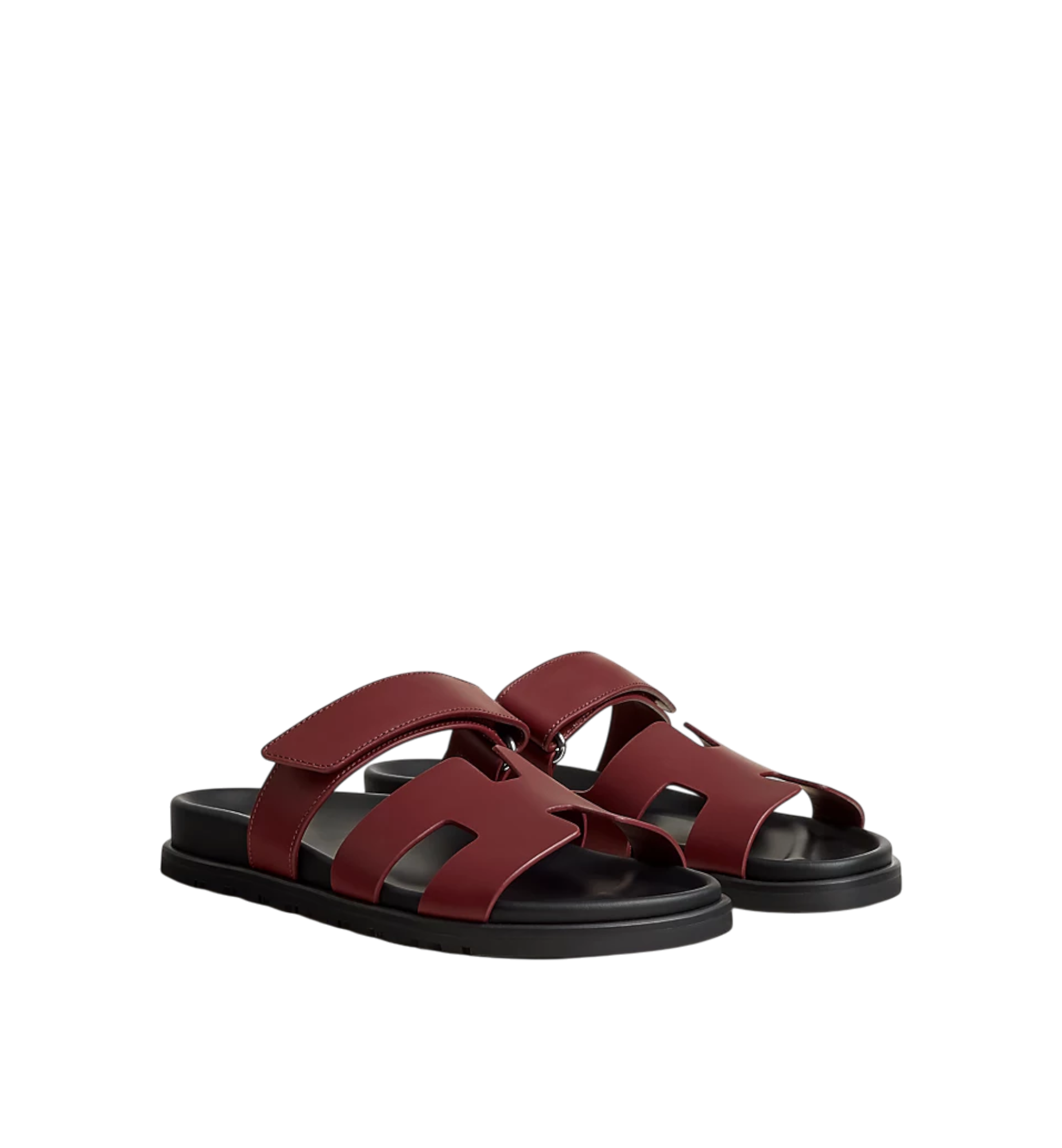 Hermès Chypre Sandal Rouge H Calfskin