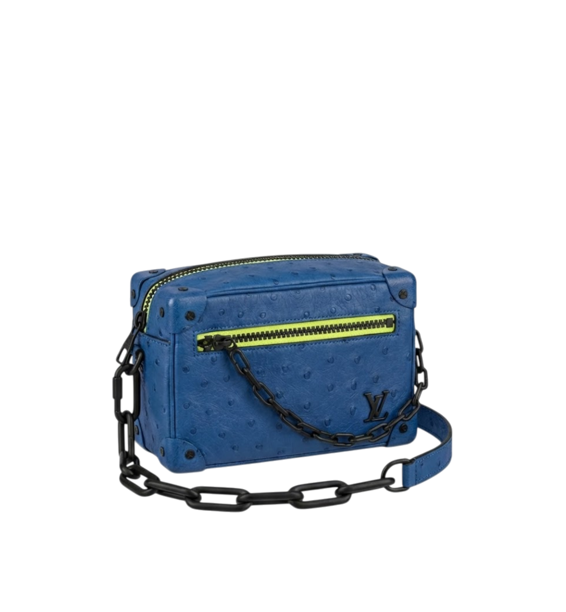 Louis Vuitton 2021 Ostrich Mini Soft Trunk