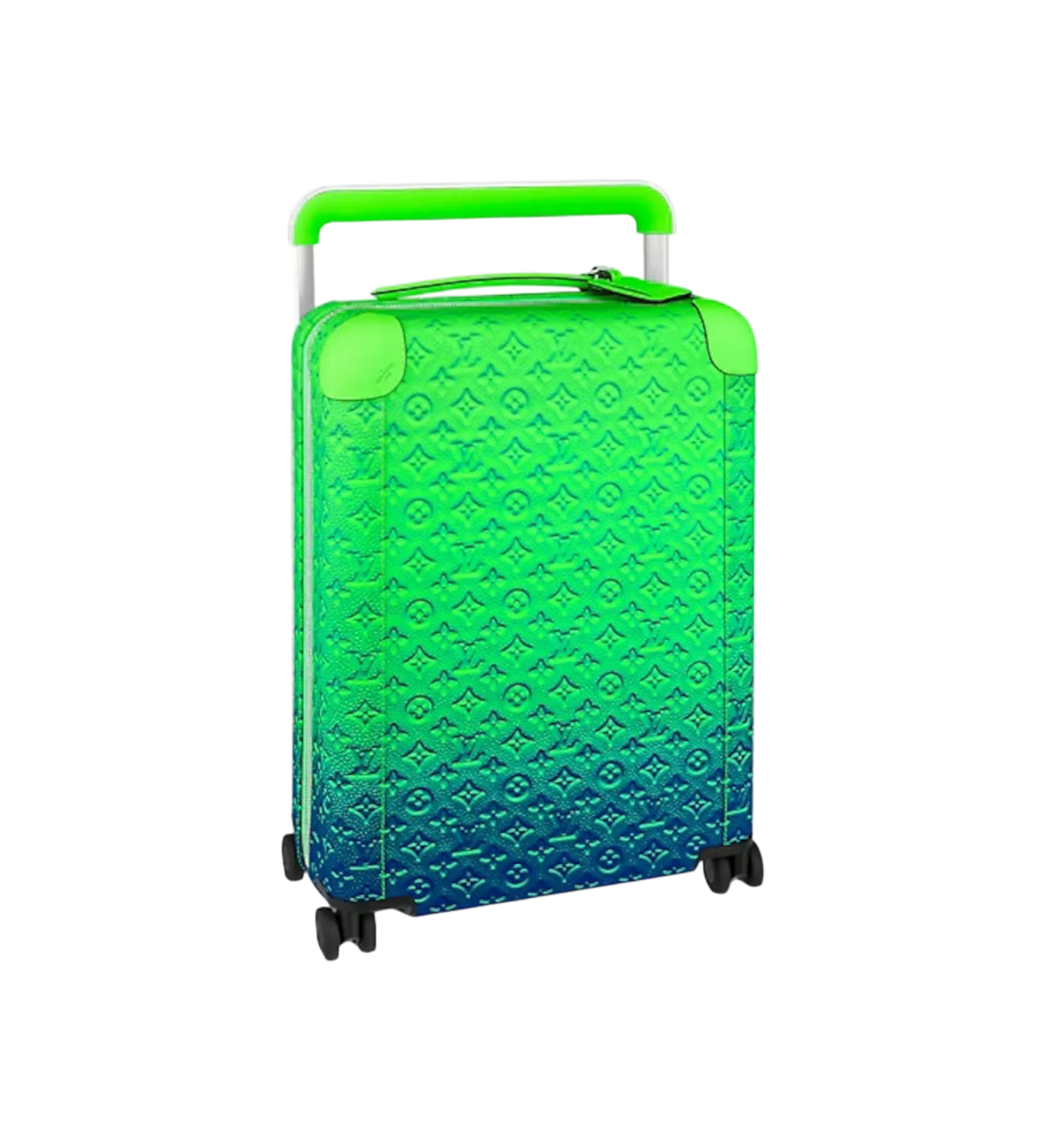 Louis Vuitton Horizon 55 Taurillon Illusion Blue Green