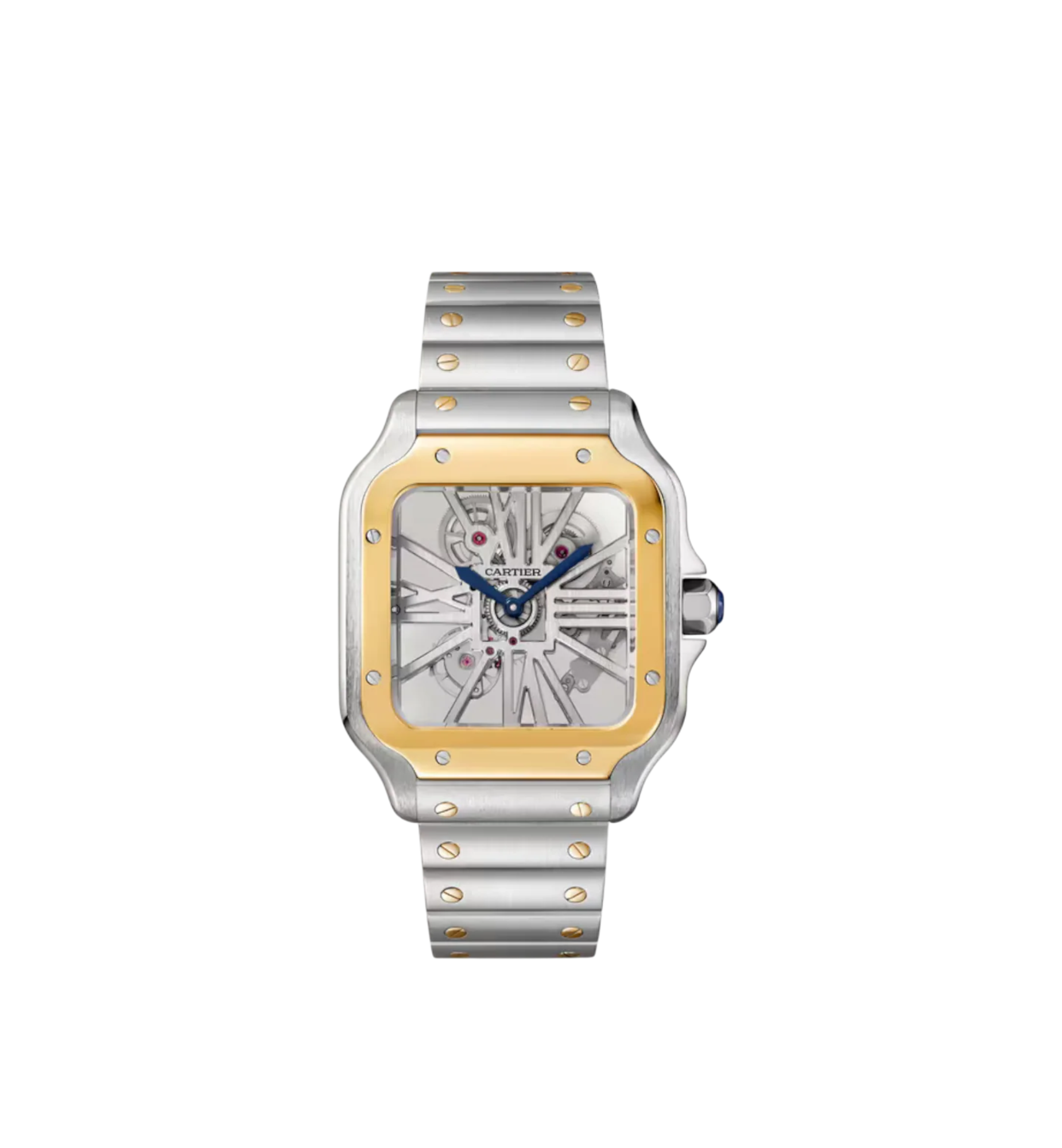 Santos de Cartier skeleton watch Ref. WHSA0019 - Large