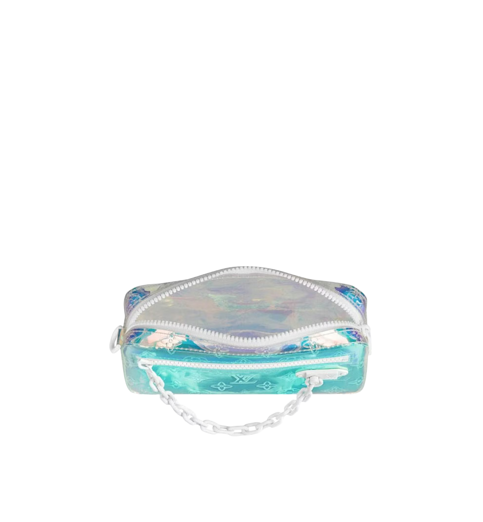 LOUIS VUITTON POCHETTE VOLGA MONOGRAM PRISM NEON TRANSPARENT