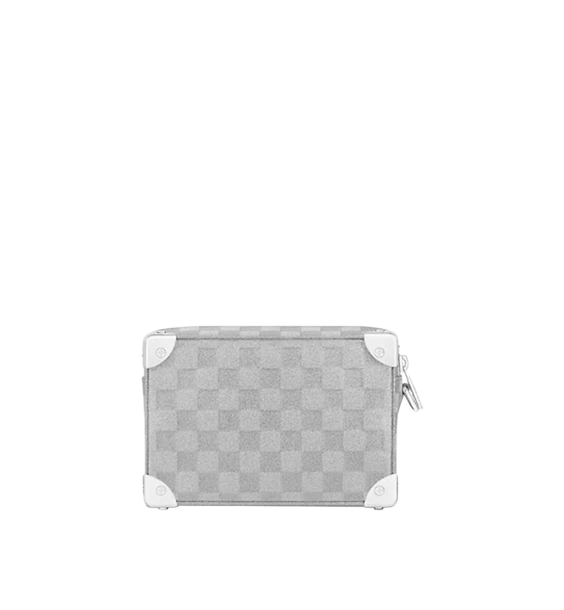 LOUIS VUITTON MINI SOFT TRUNK GLITTER SILVER