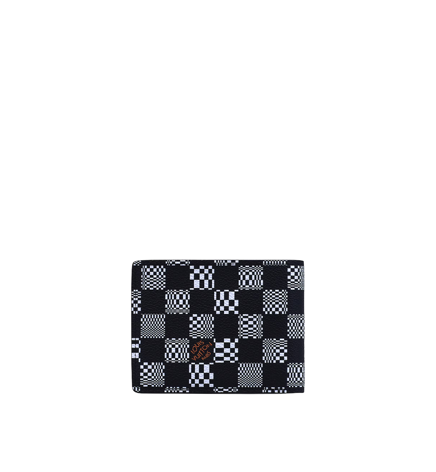 Louis Vuitton Multiple Black Checks Wallet Damier Cobalt Optic