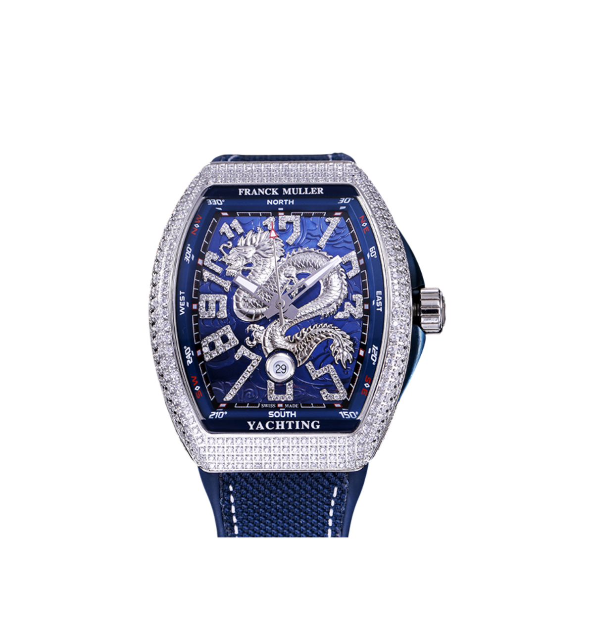 Franck Muller Vanguard Blue Dragon King Limited Edition Diamond V45