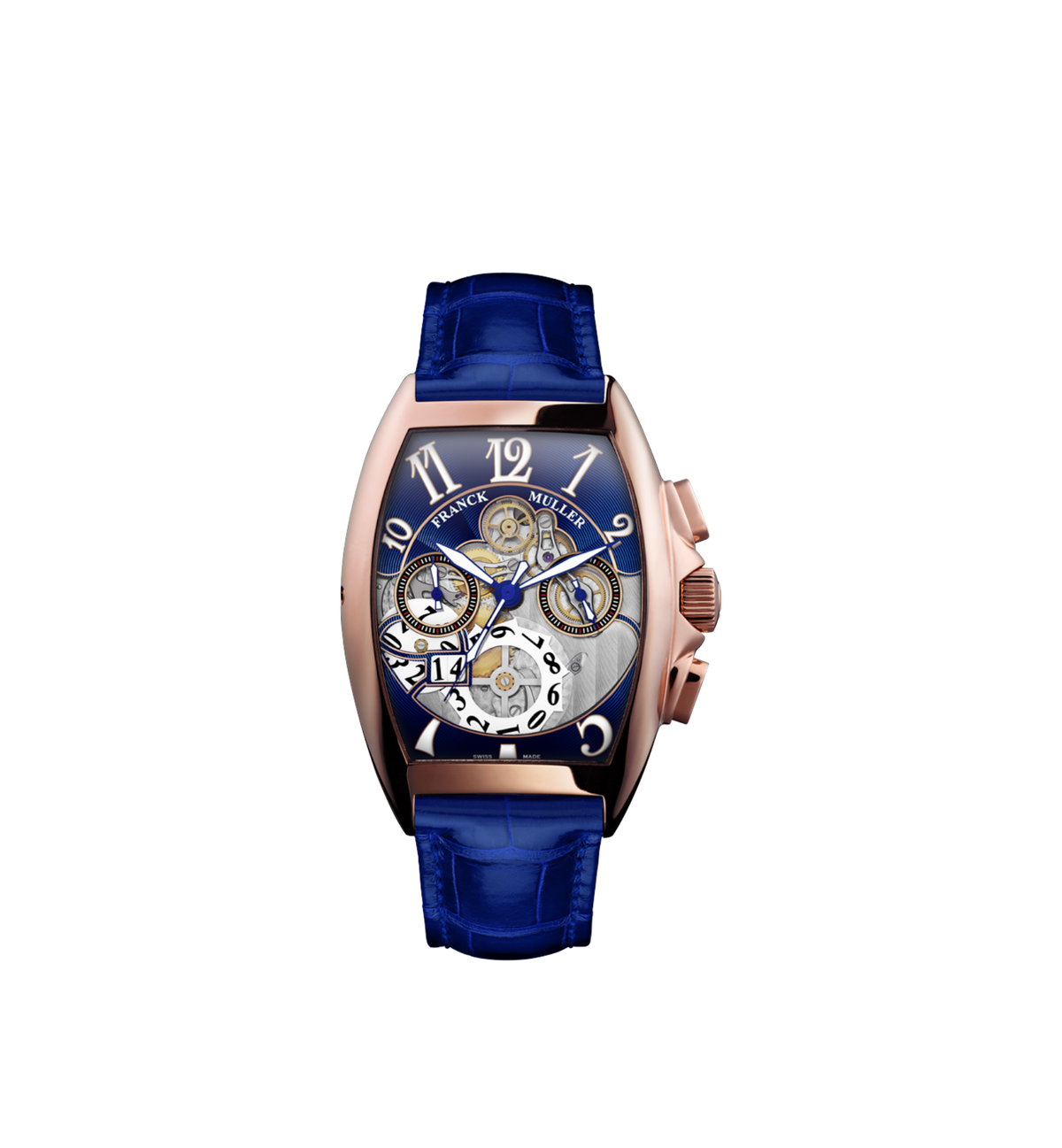 Franck Muller Cintrée Curvex Grand Date Ref. 8083 CC GD FO N20