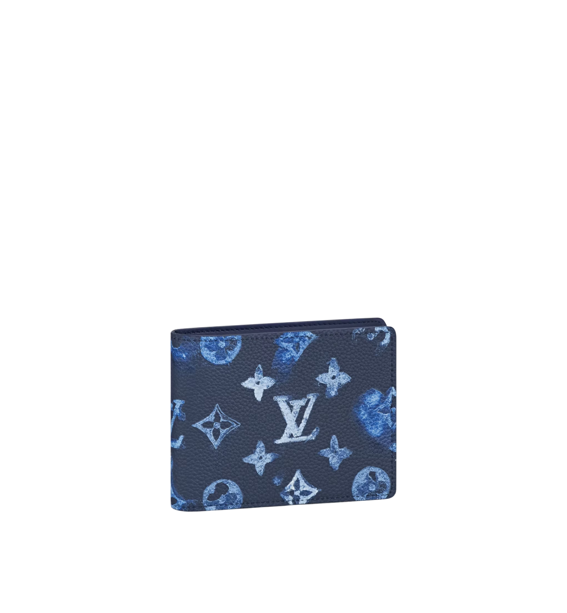 Louis Vuitton Slender Wallet Ink Watercolor In Cowhide Leather