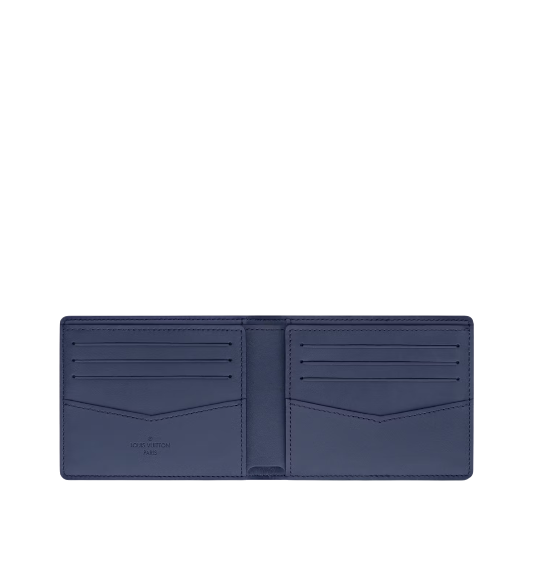 Louis Vuitton Slender Wallet Ink Watercolor In Cowhide Leather