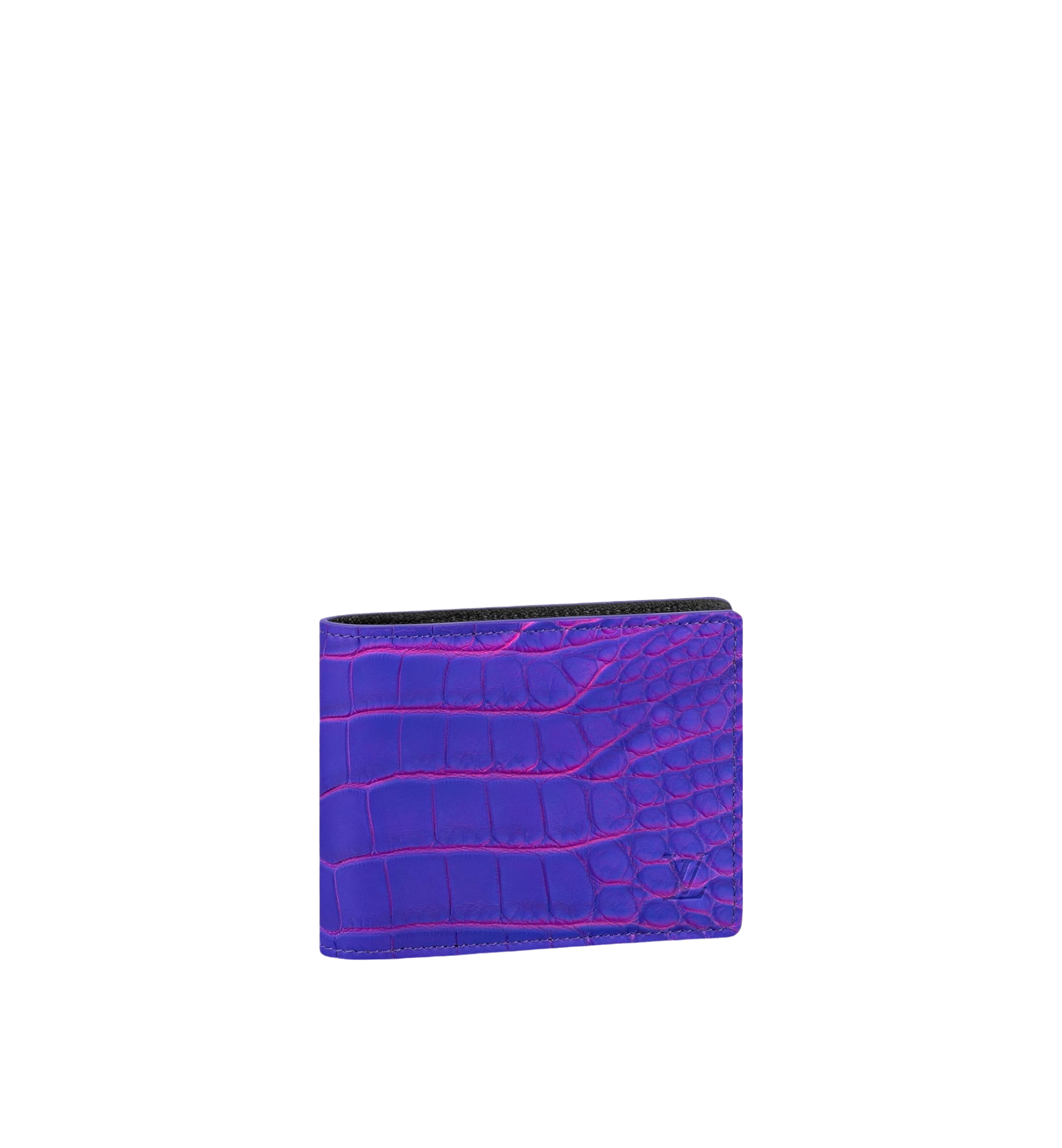 LOUIS VUITTON PF MULTIPLE EXOTIC CROCO MATTE PURPLE/FUSCHIA