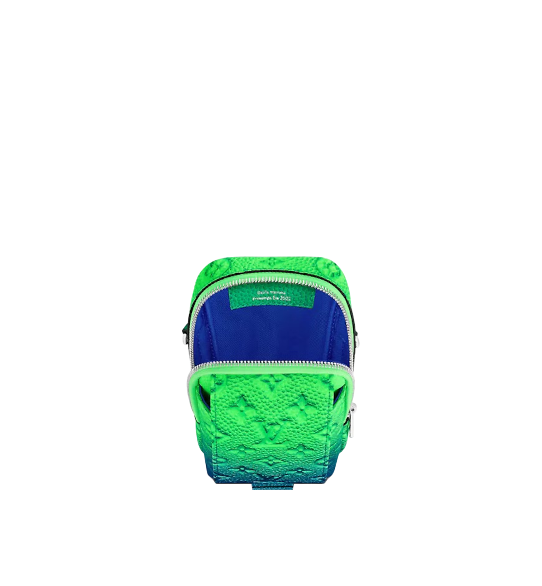 Louis Vuitton Double Phone pouch MNG Illusion blue green