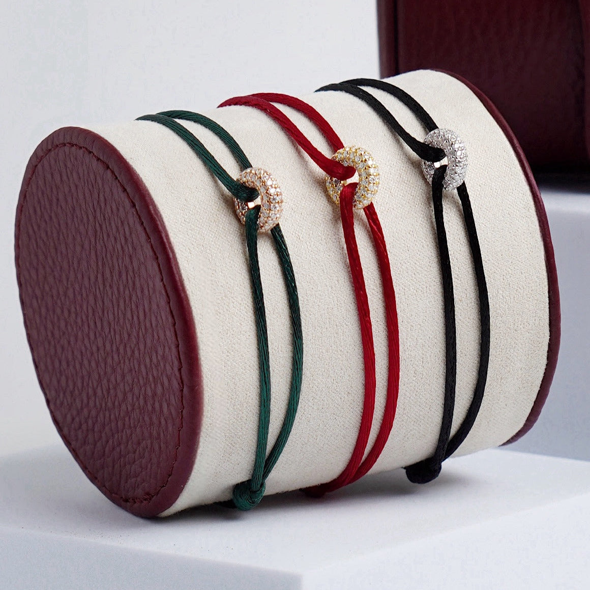 Mini Rose Soho Pavé Cord Bracelet