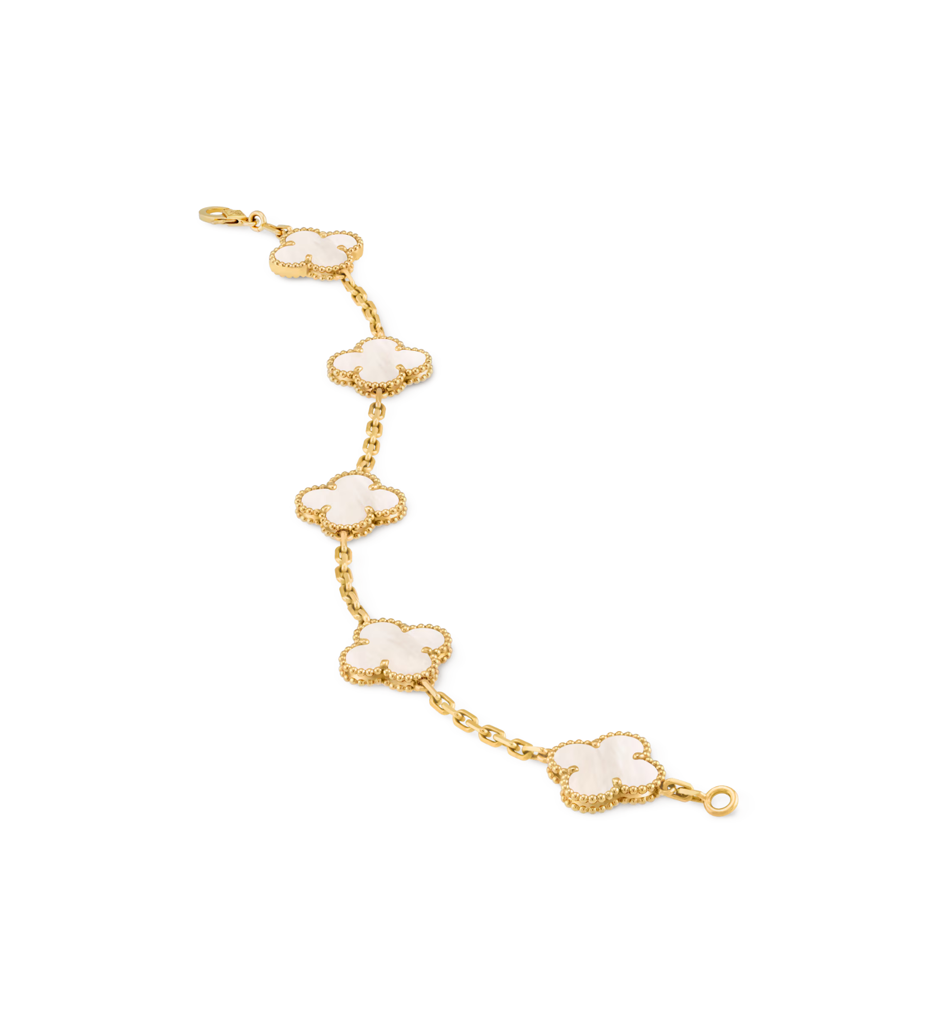 Van Cleef & Arpels Vintage Alhambra Bracelet, 5 motifs