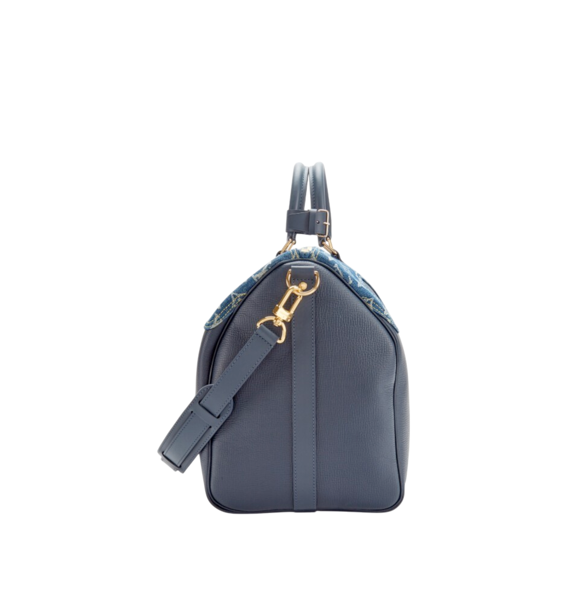 LOUIS VUITTON VIRGIL ABLOH NIGO BLUE MONOGRAM DENIM DRIP & TAURILLON KEEPALL BANDOULIÈRE 50 LIMITED EDITION