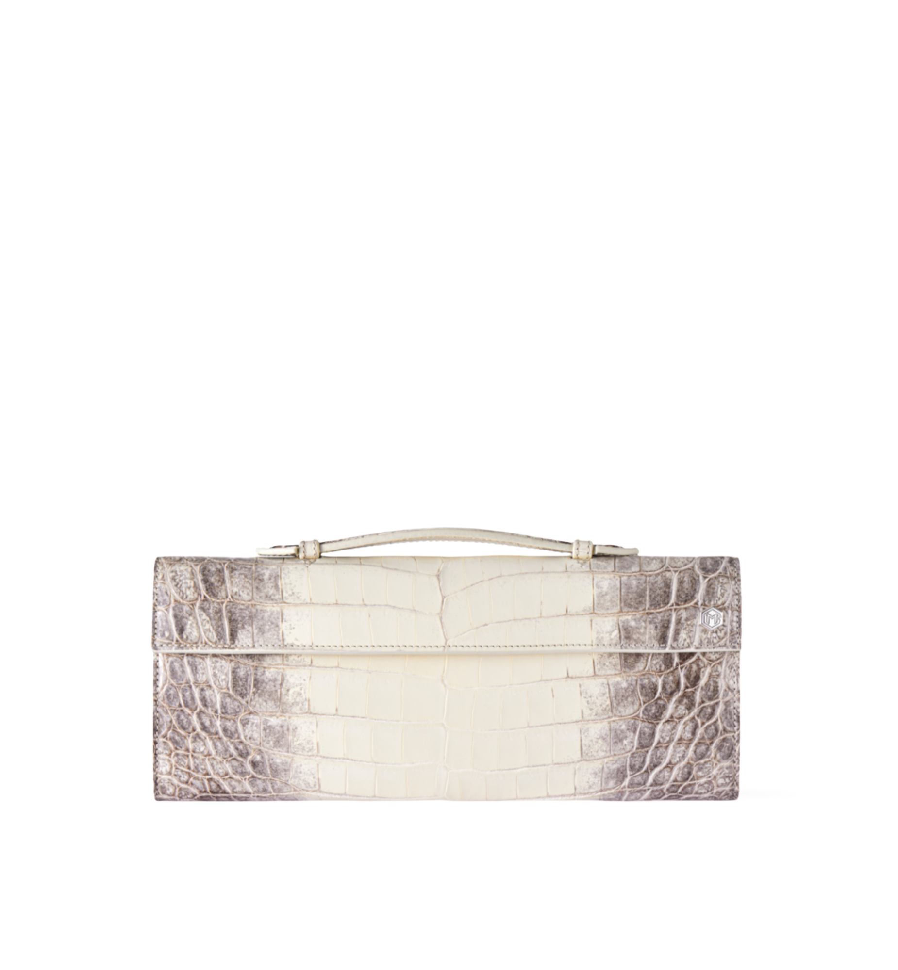 Marina De Golle Crocodile Leather Bag Himalaya