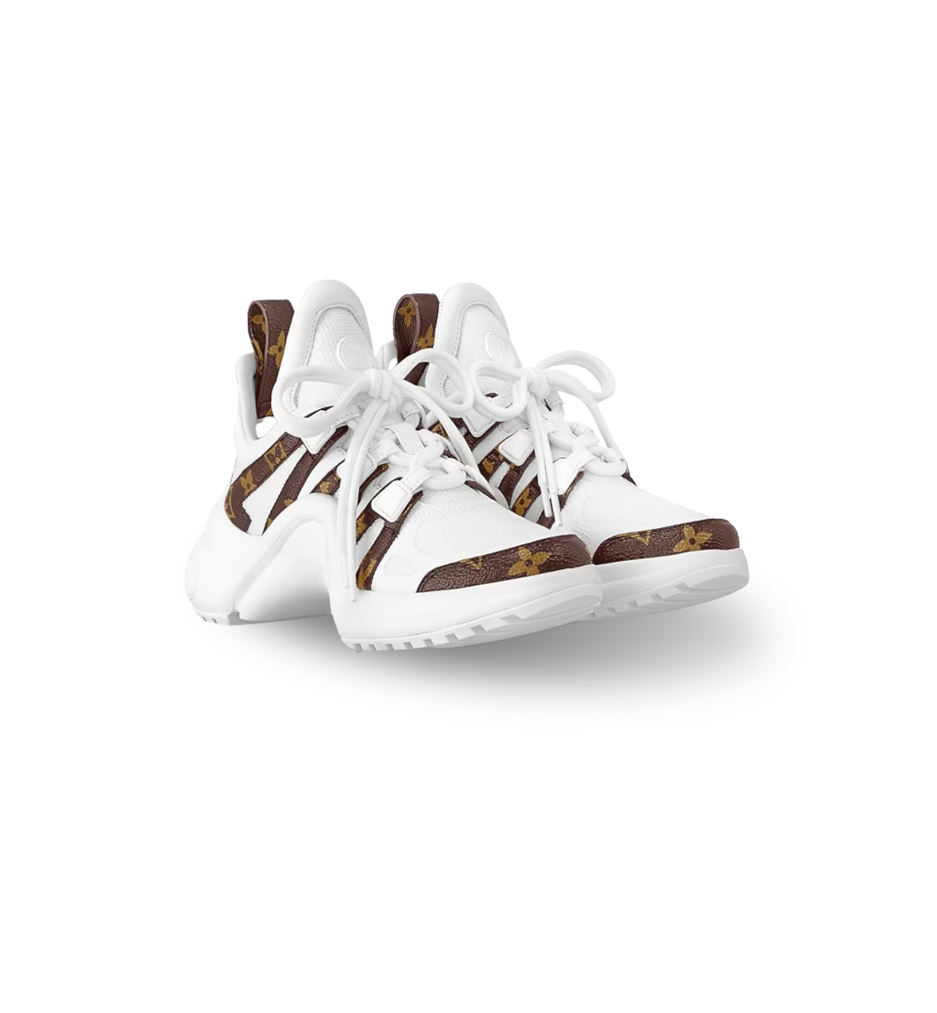 Louis Vuitton Archlight White Monogram Canvas Coated And Leather
