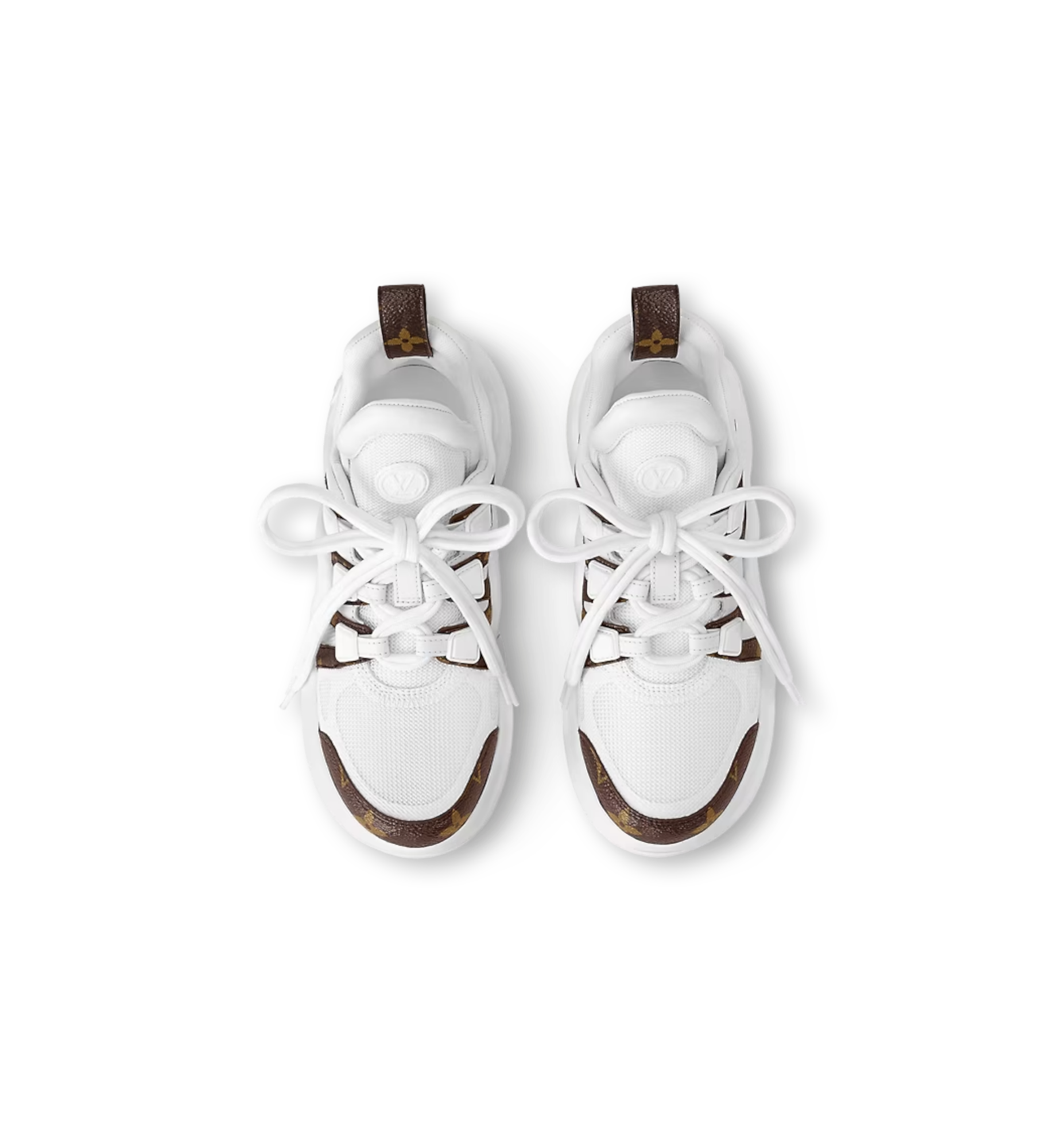 Louis Vuitton Archlight White Monogram Canvas Coated And Leather