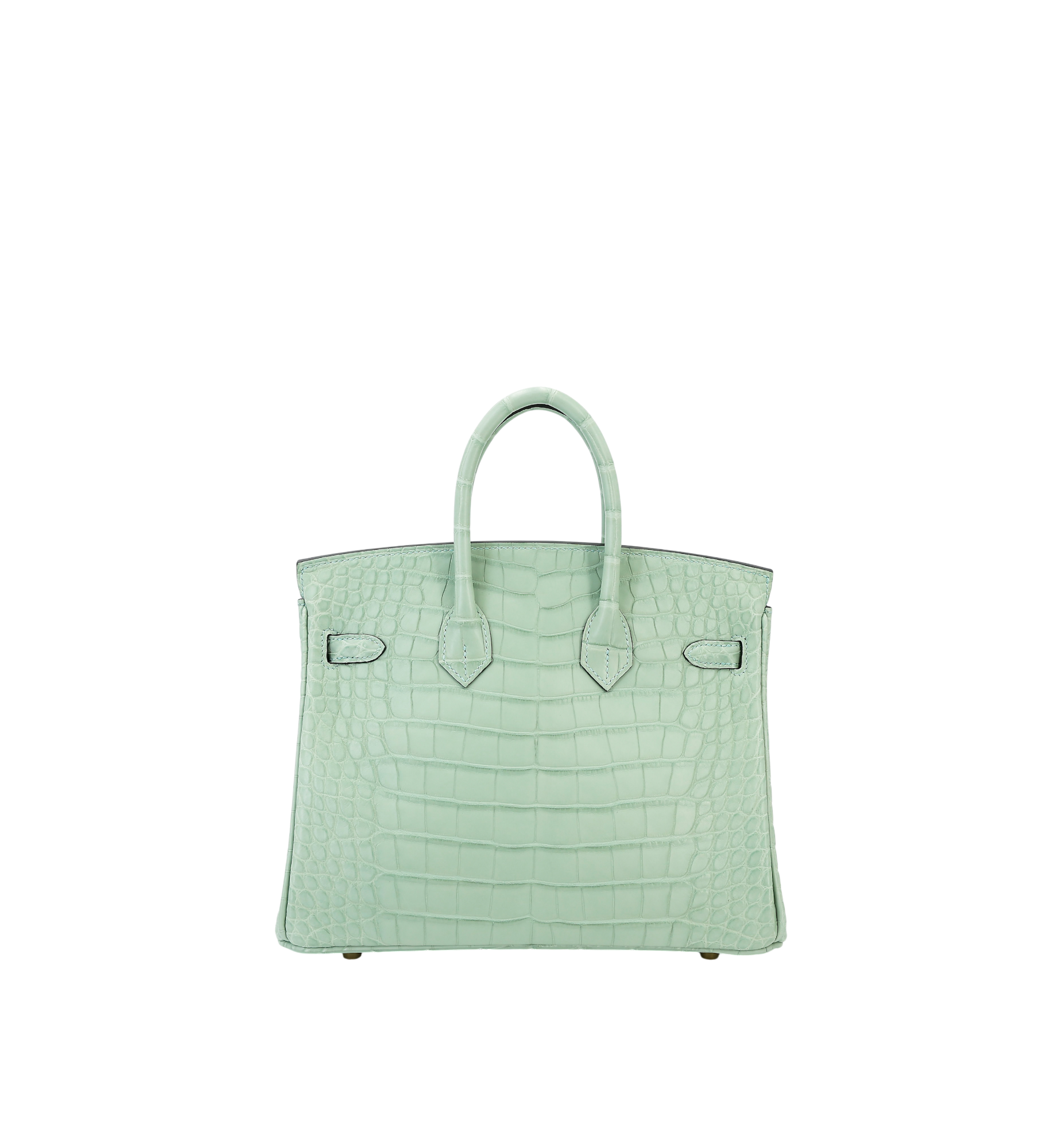 Hermès Birkin 25 Vert d'Eau (6U) Matte Alligator PHW