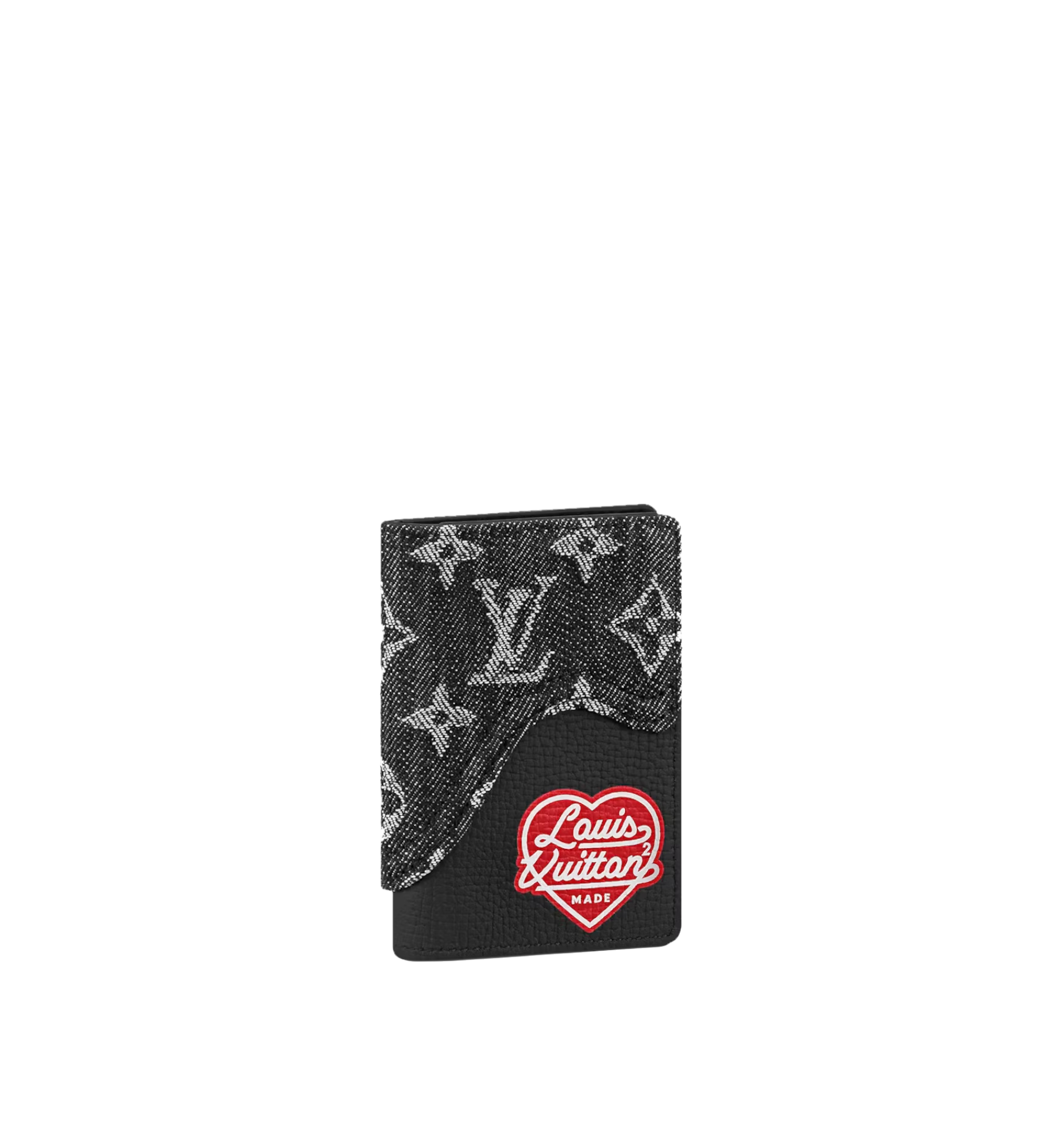 Louis Vuitton x Nigo Pocket Organizer Monogram Black Designer Wallet