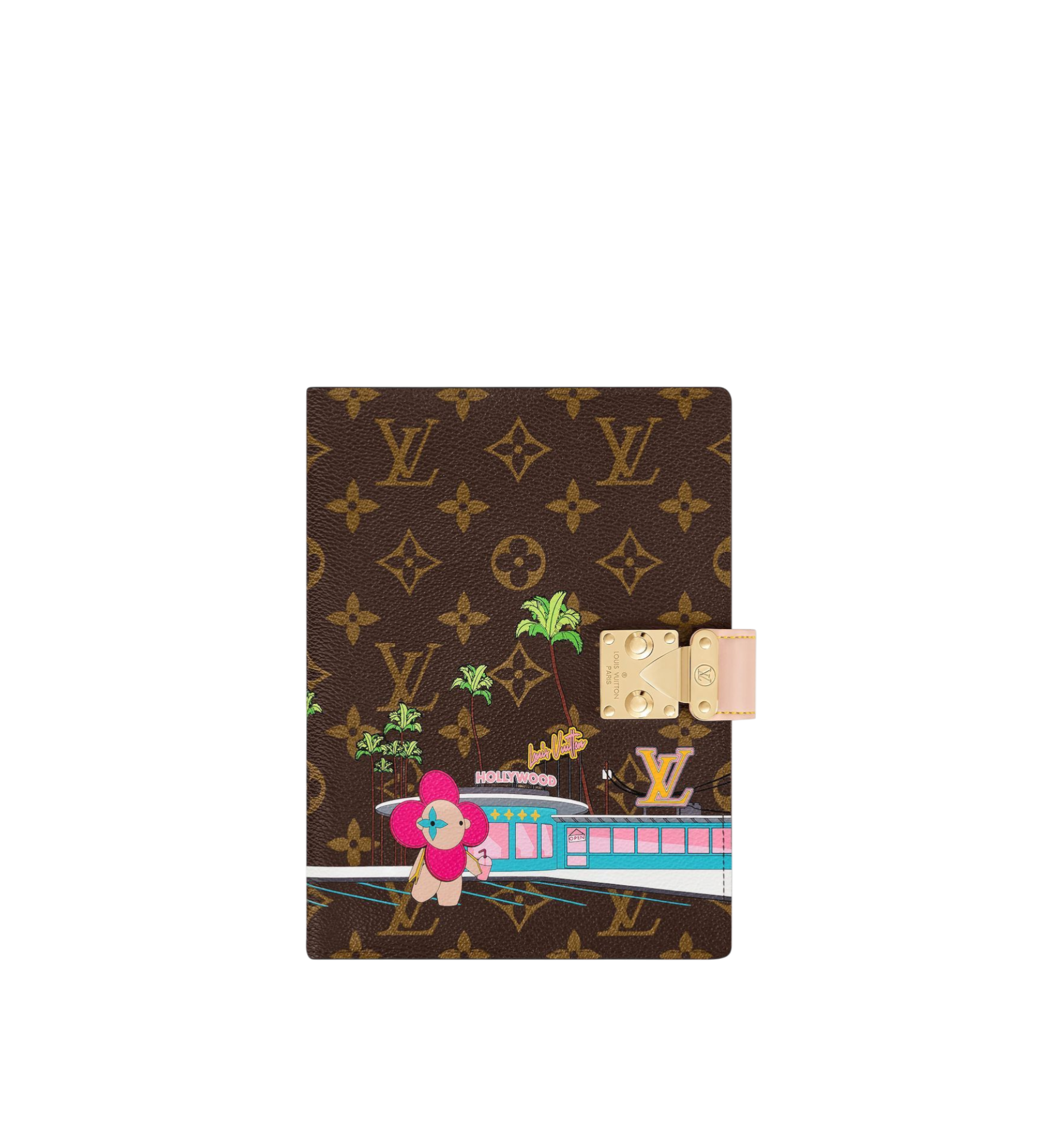 Louis Vuitton Paul Notebook Cover Limited Edition Vivienne Xmas Monogram Canvas