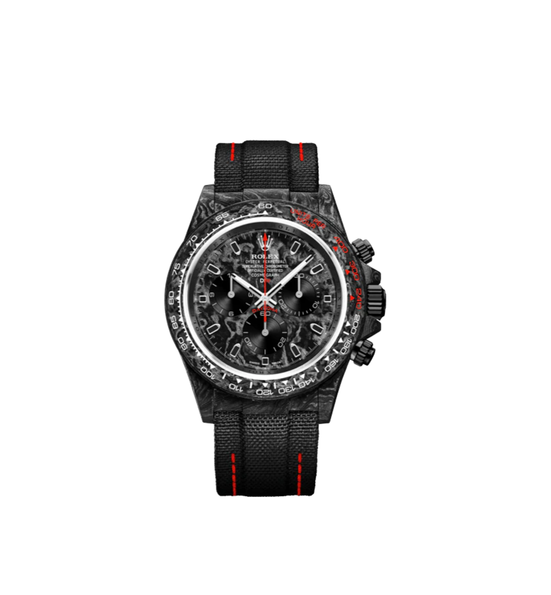 Rolex DIW Cosmograph Daytona Carbon Black Dial
