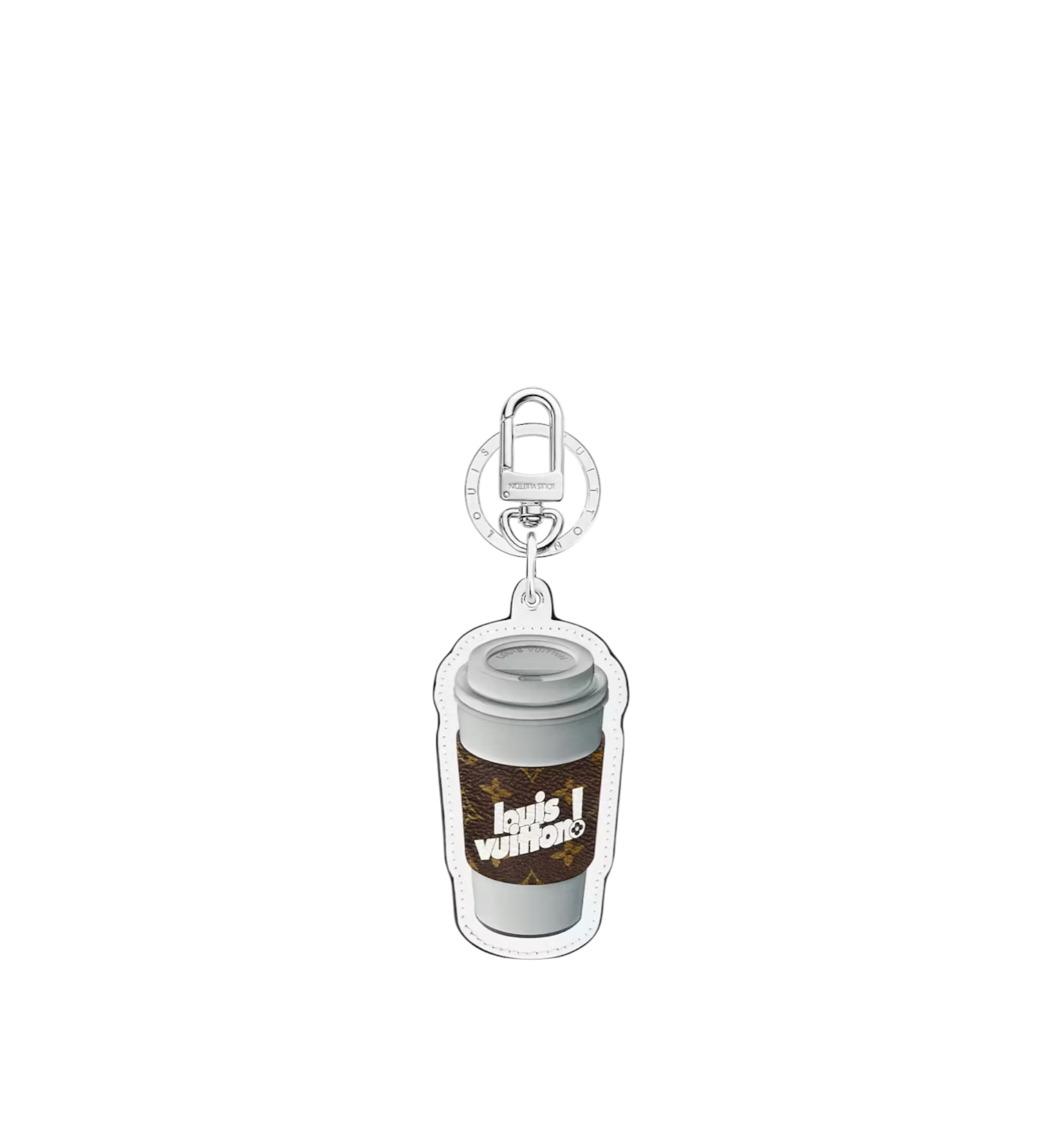 Louis Vuitton Everyday Coffee Cup Keychain | Monogram Bag Charm