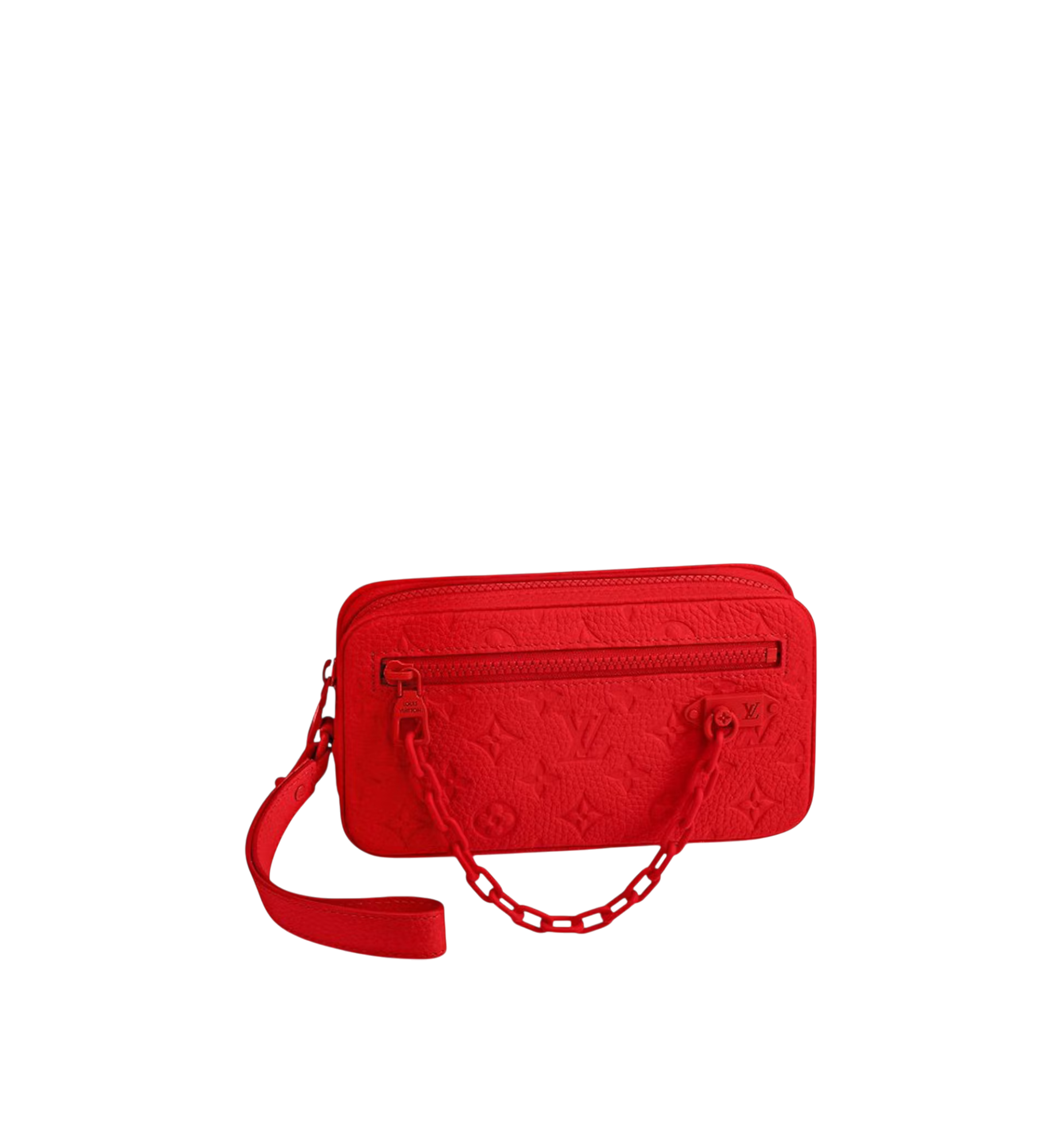 Louis Vuitton Pochette Volga Taurillong MNG Red