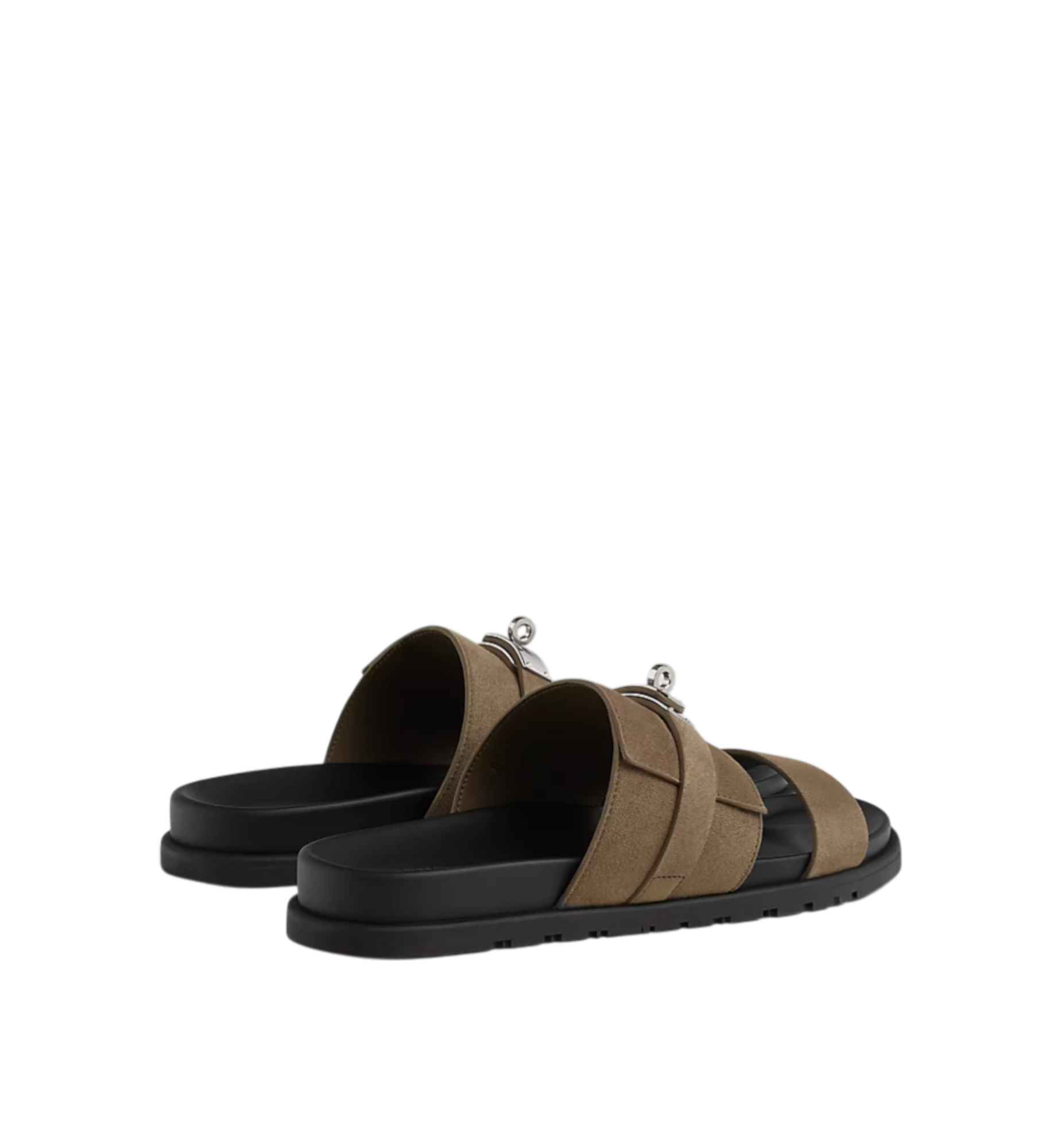 Hermès Jackson sandals in Etoupe PHW