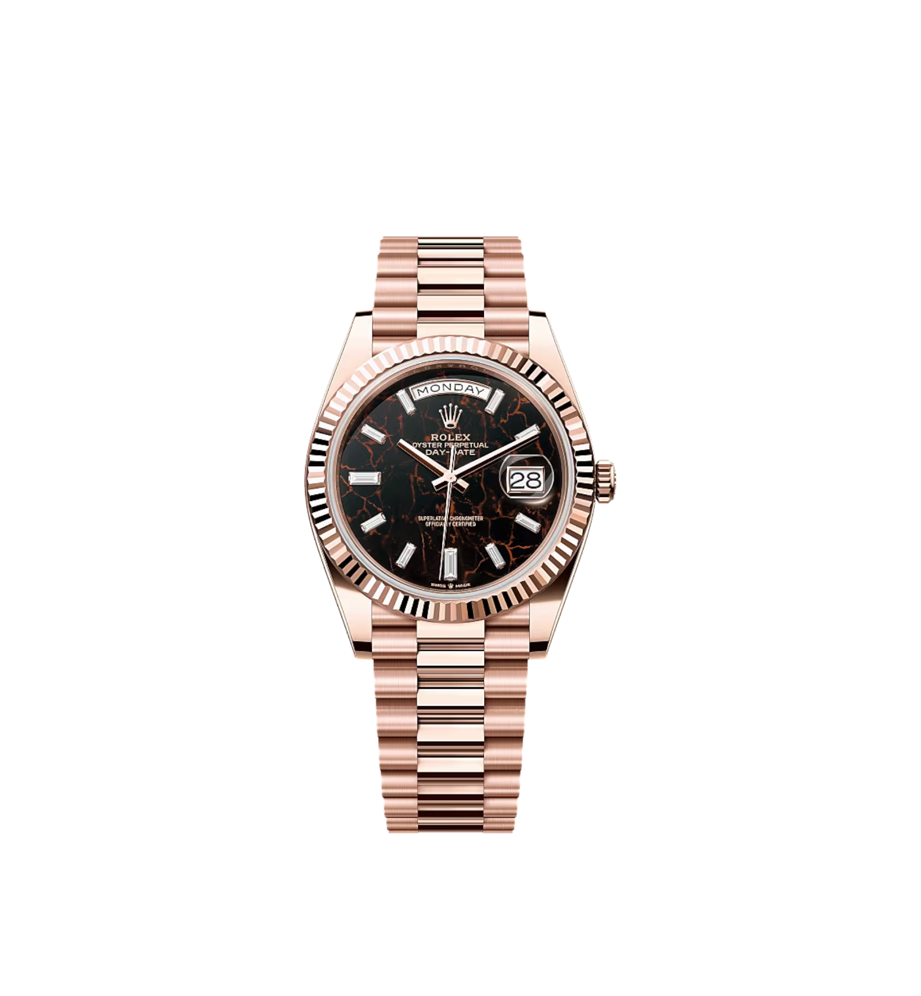 Rolex Day-Date 40 Ref. 228235 | Eisenkiesel | Diamond-set