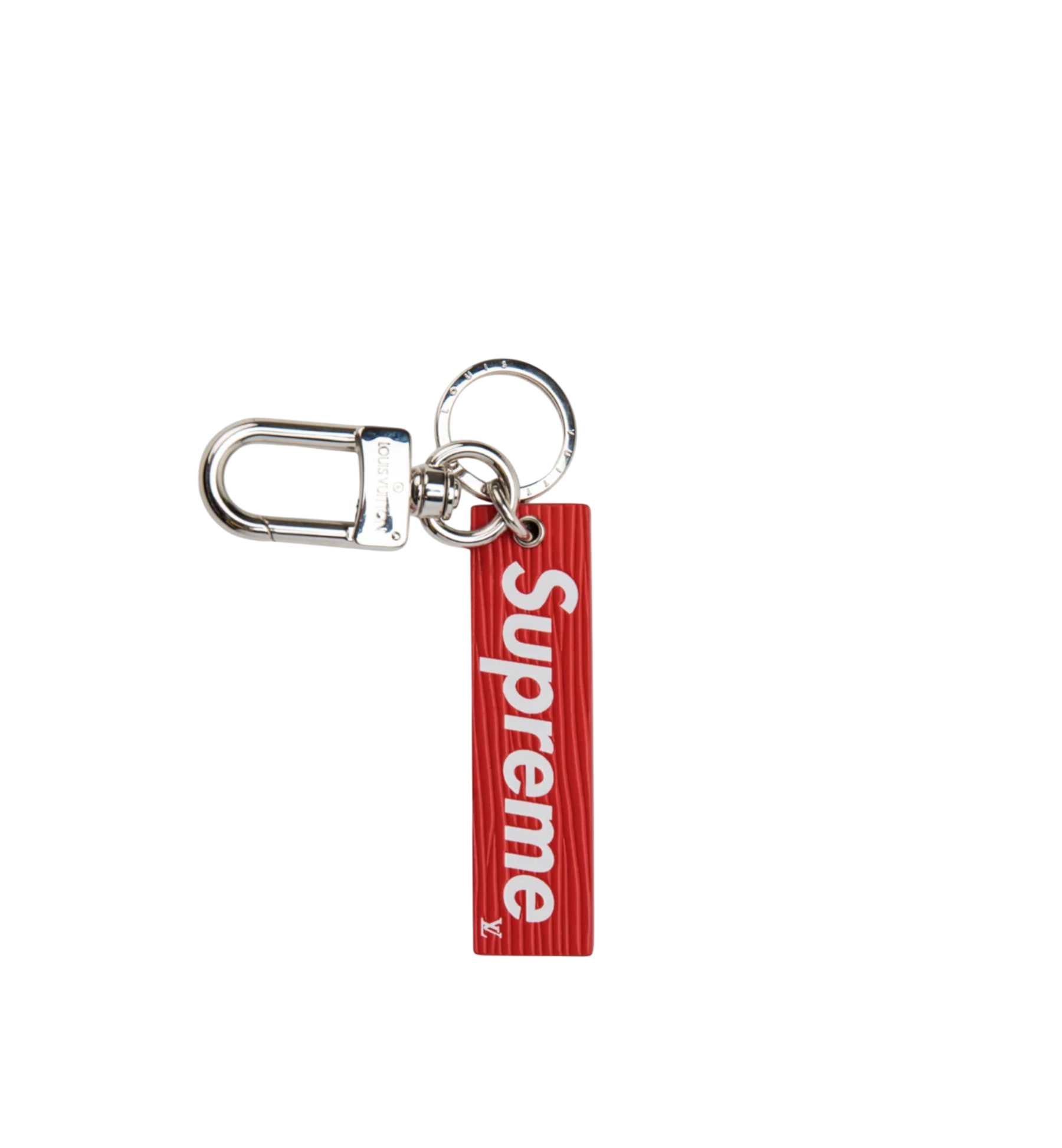 Louis Vuitton x Supreme Epi Keychain Red