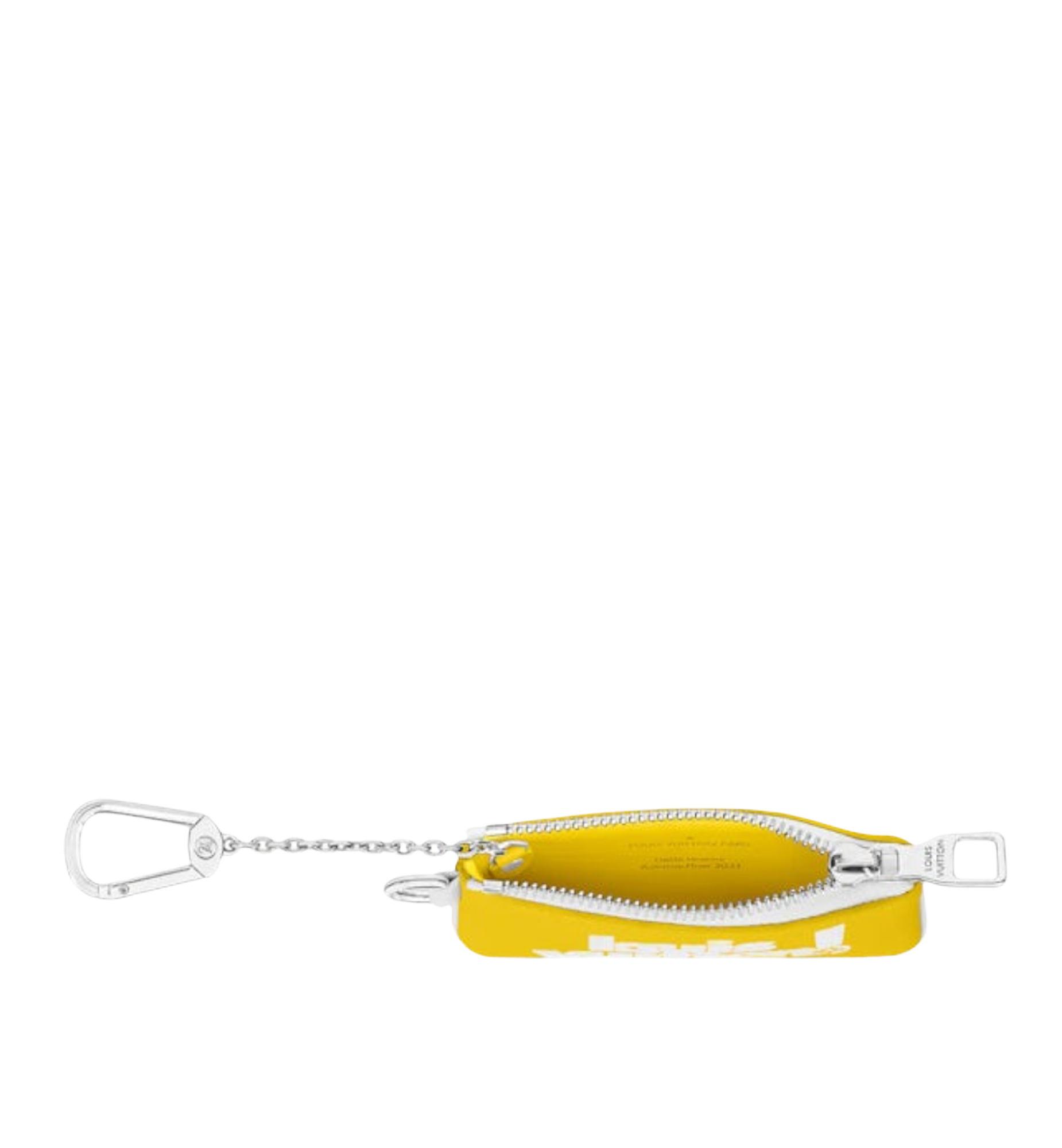 LOUIS VUITTON KEY POUCH EVERYDAY LEATHER YELLOW