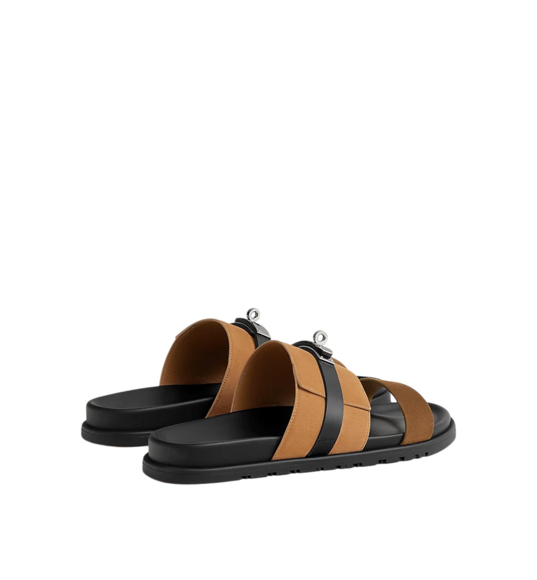 Hermès Jackson sandals in Multicolor Suede Goatskin And Calfskin