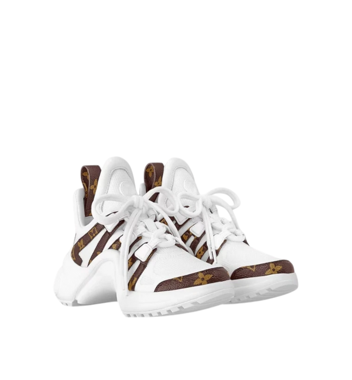 Louis Vuitton Archlight White Monogram Canvas Coated And Leather