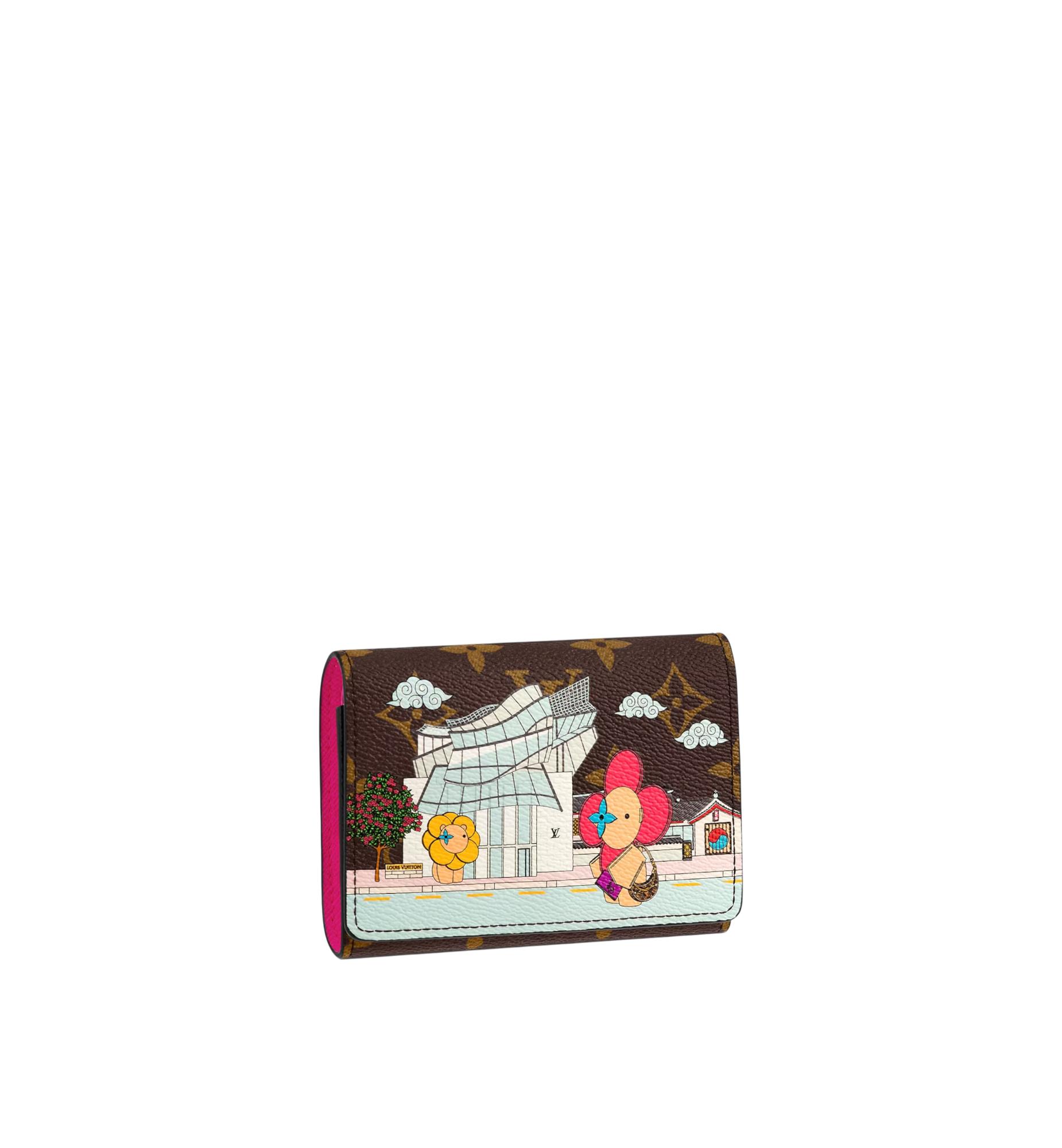 Louis Vuitton Victorine Wallet Vivienne Holiday Monogram Canvas Fuchsia