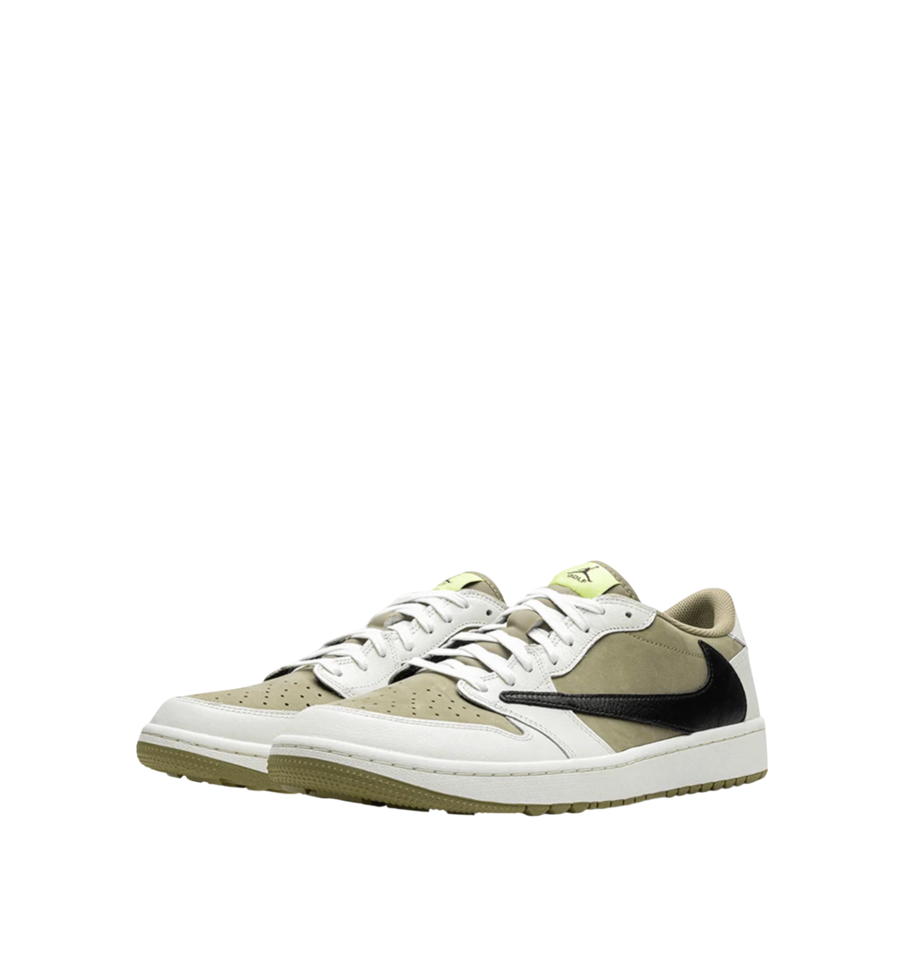 Air Jordan 1 Retro Low Golf Travis Scott "Neutral Olive"