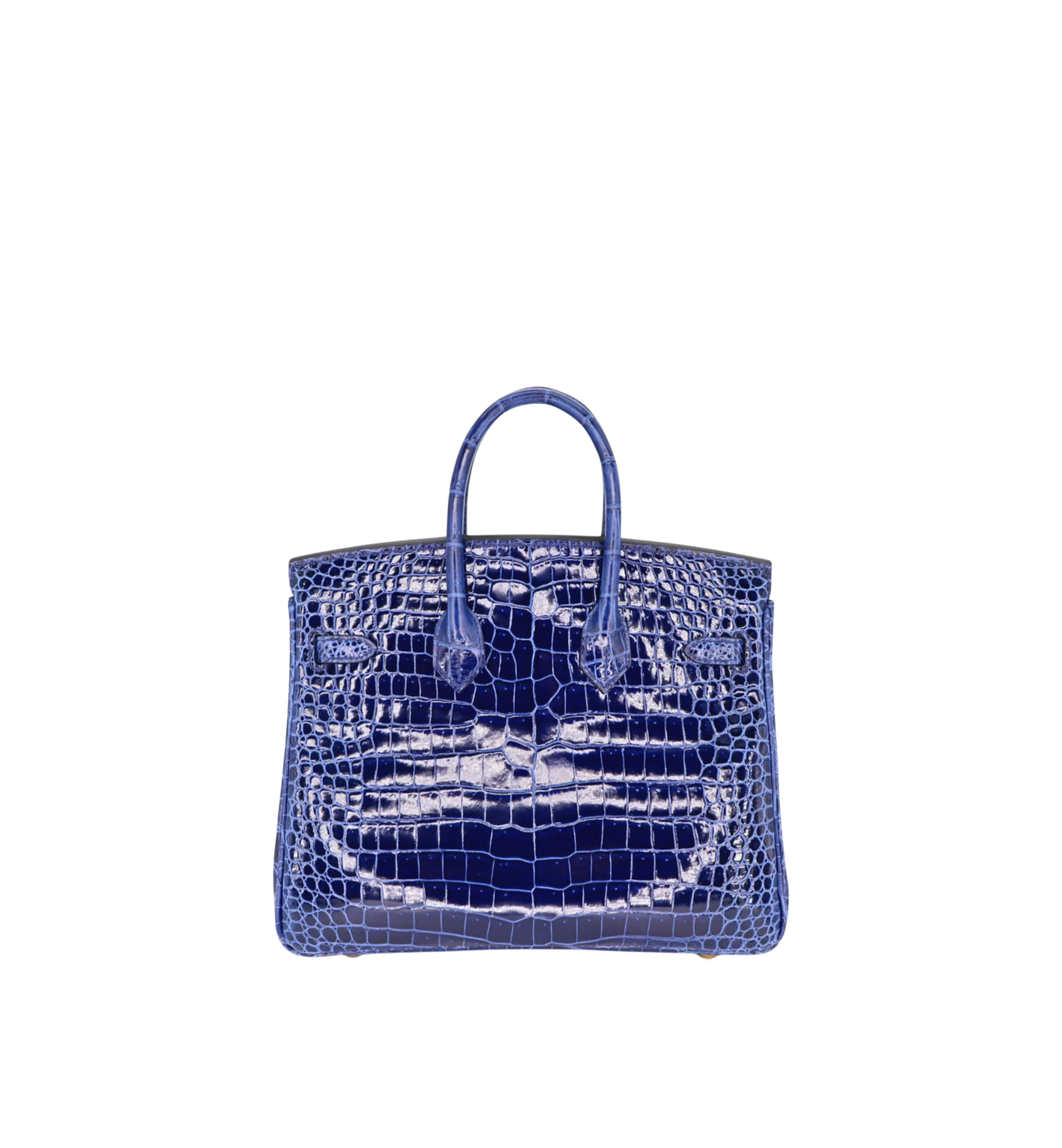 Hermès Birkin 25 Blue Saphir Niloticus Crocodile GHW