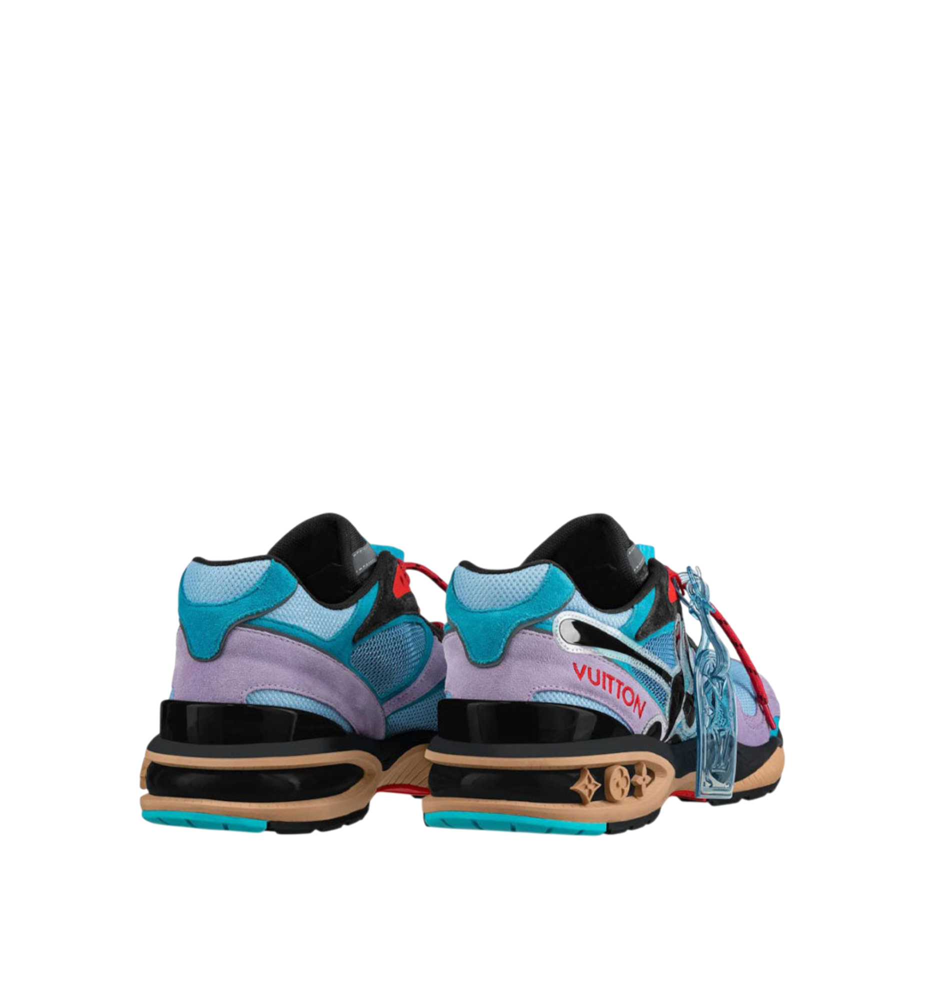LOUIS VUITTON TRAIL SNEAKER PURPLE RAINBOW MEN