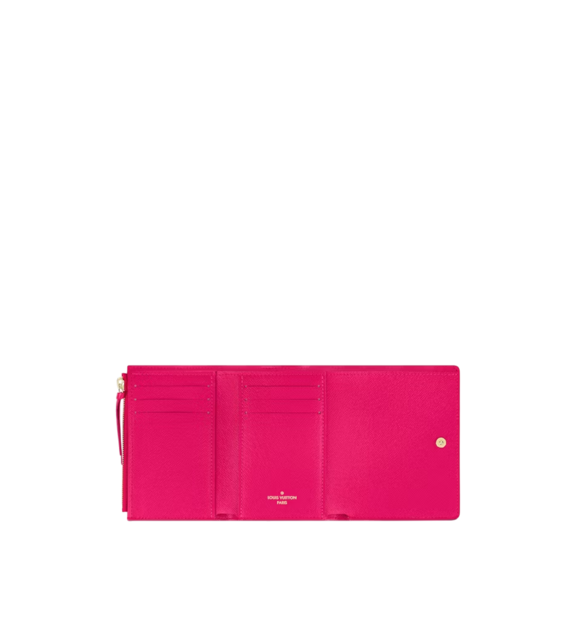 Louis Vuitton Victorine Wallet Damier Azur Vivienne Fuchsia Pink